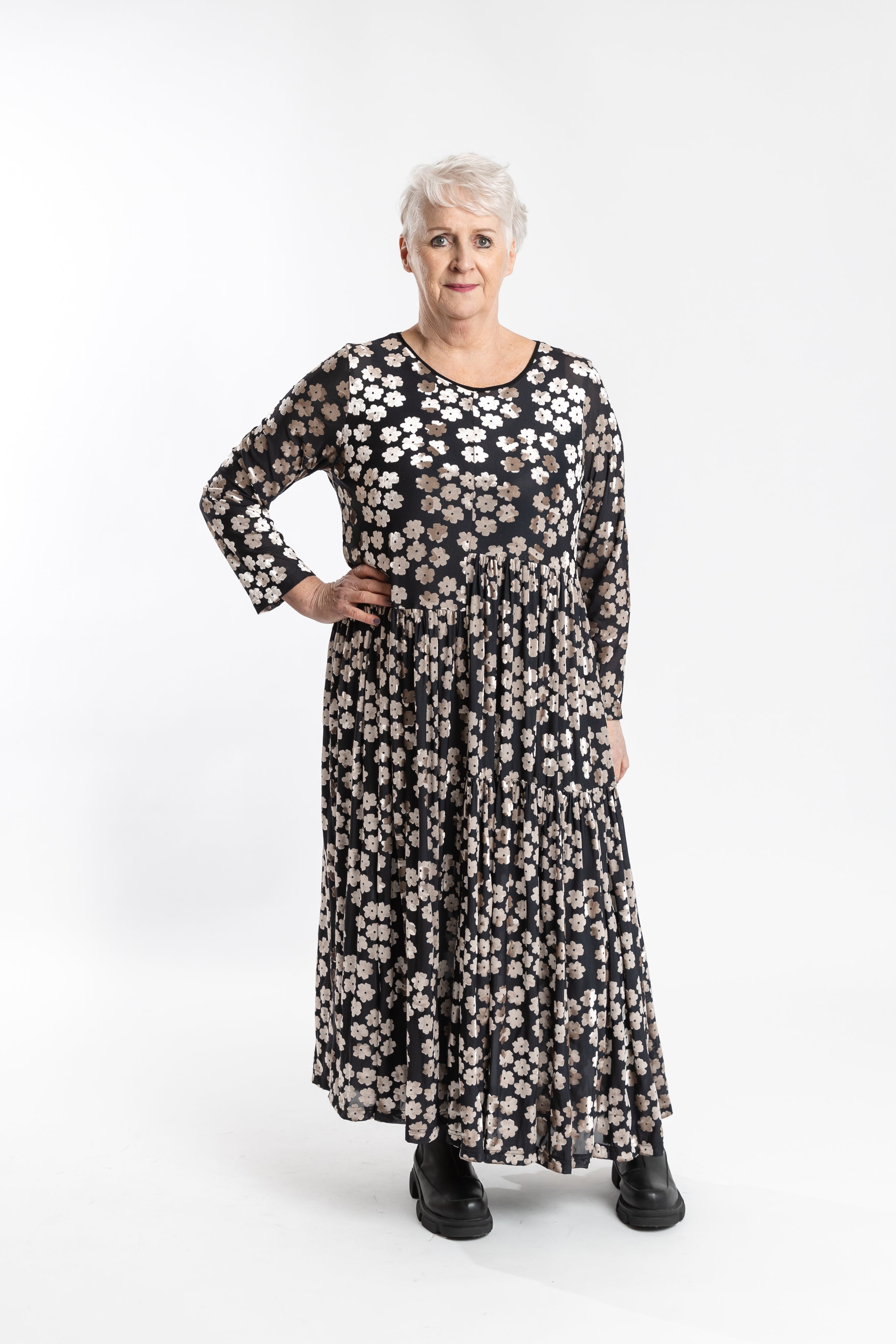Patrice Dress Champagne Daisy