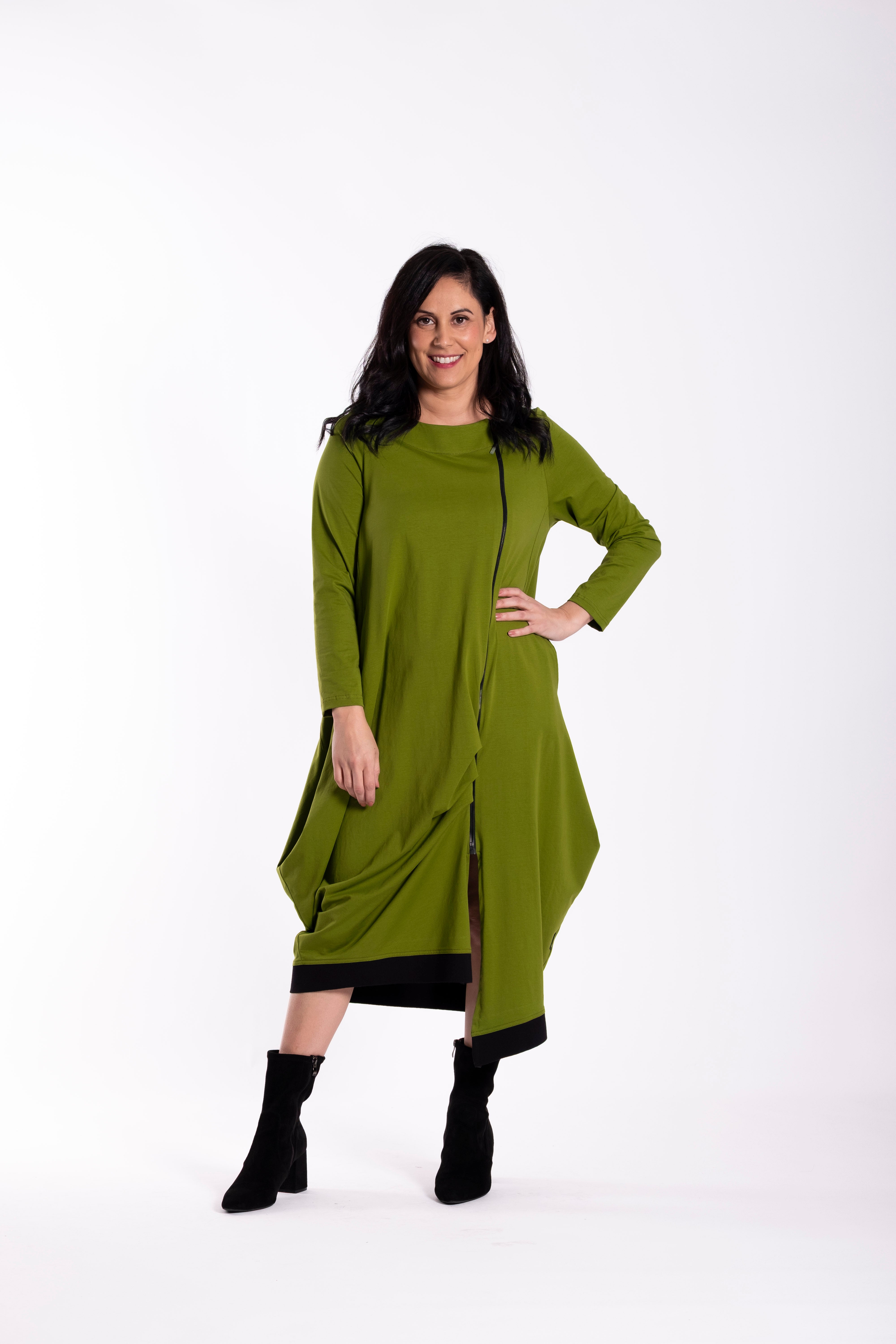Urban Fold Dress Kiwi Jellicoe Urban Fold Dress Kiwi Jellicoe