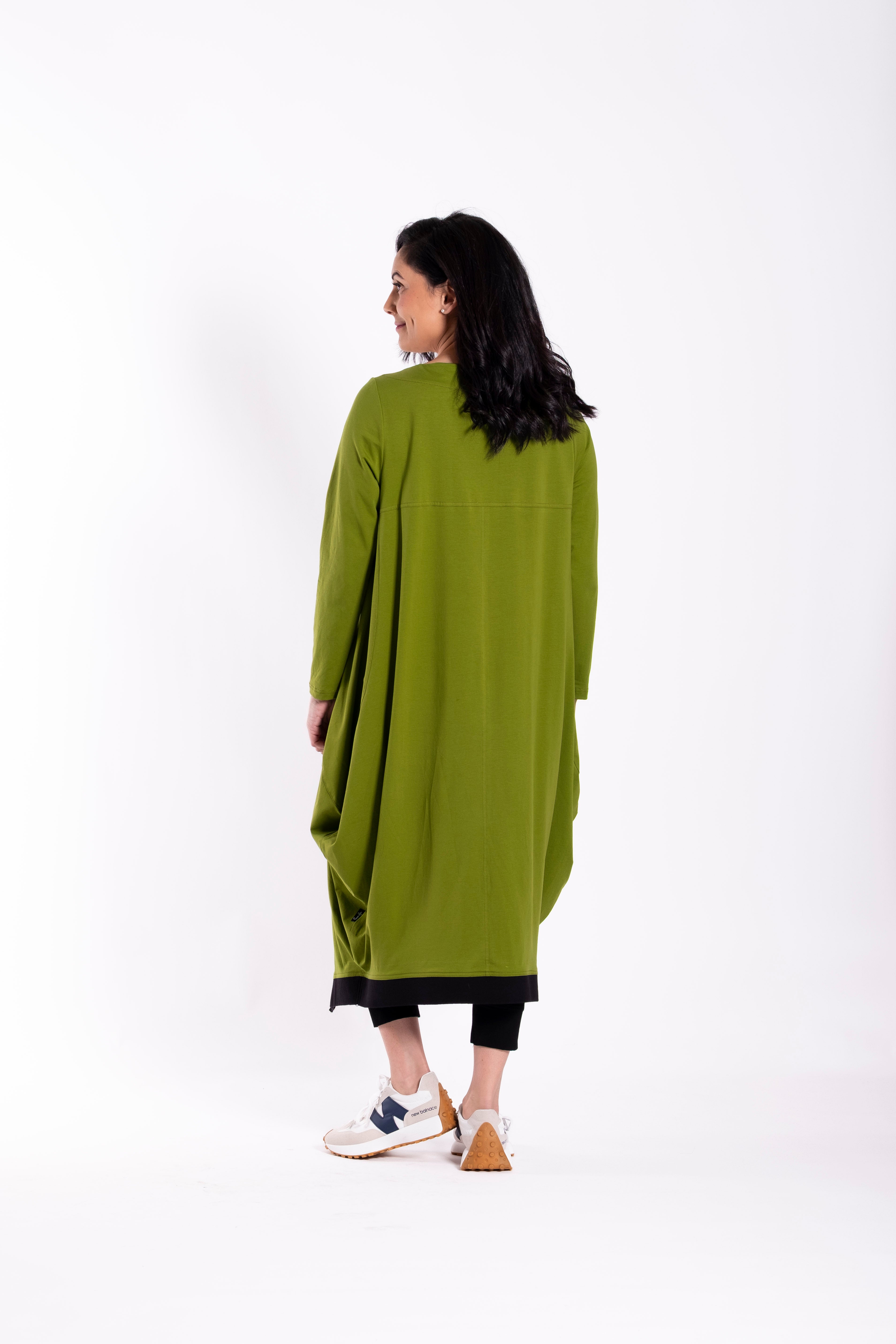 Urban Fold Dress Kiwi  Jellicoe