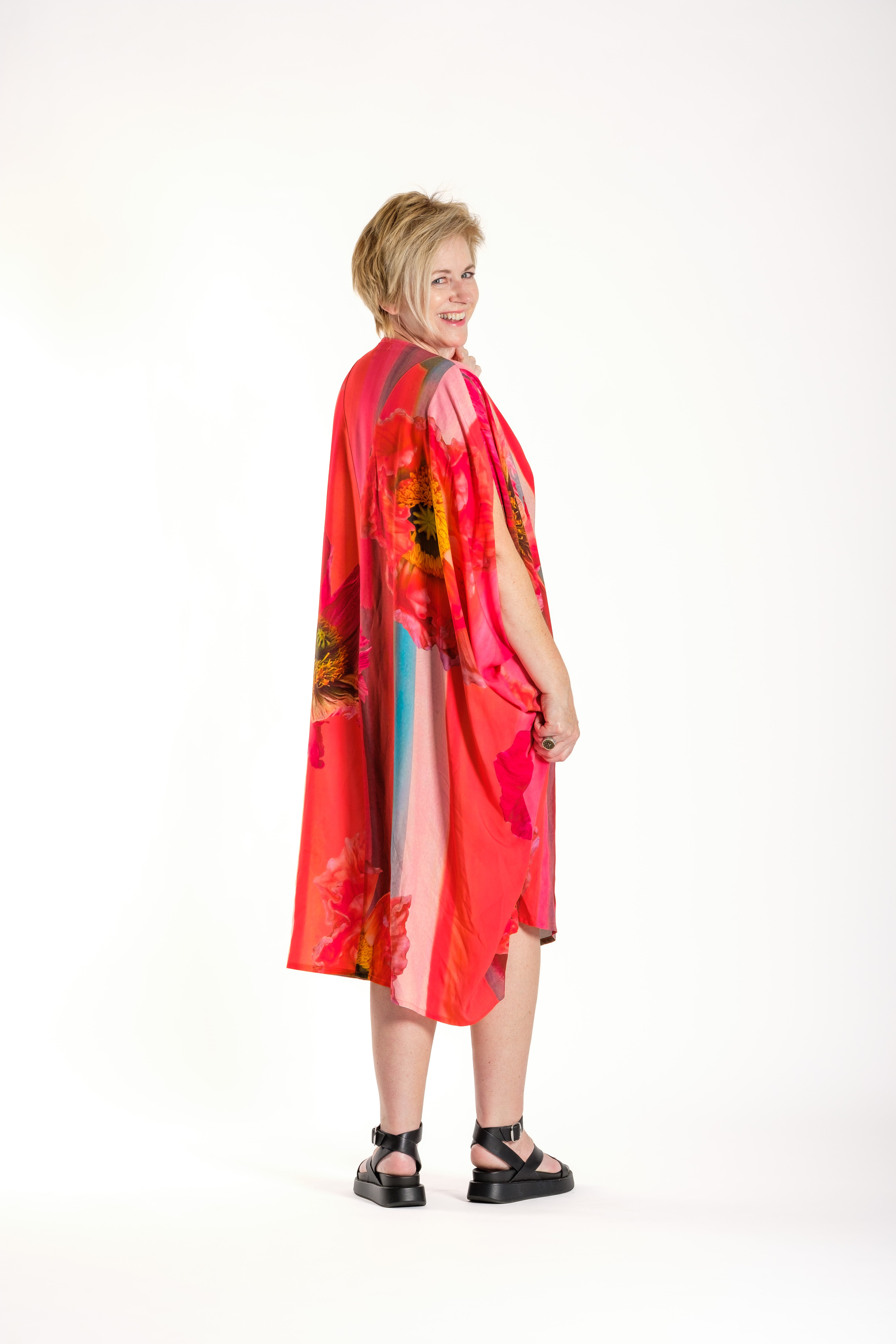 Vacation Dress Vibrant Poppies