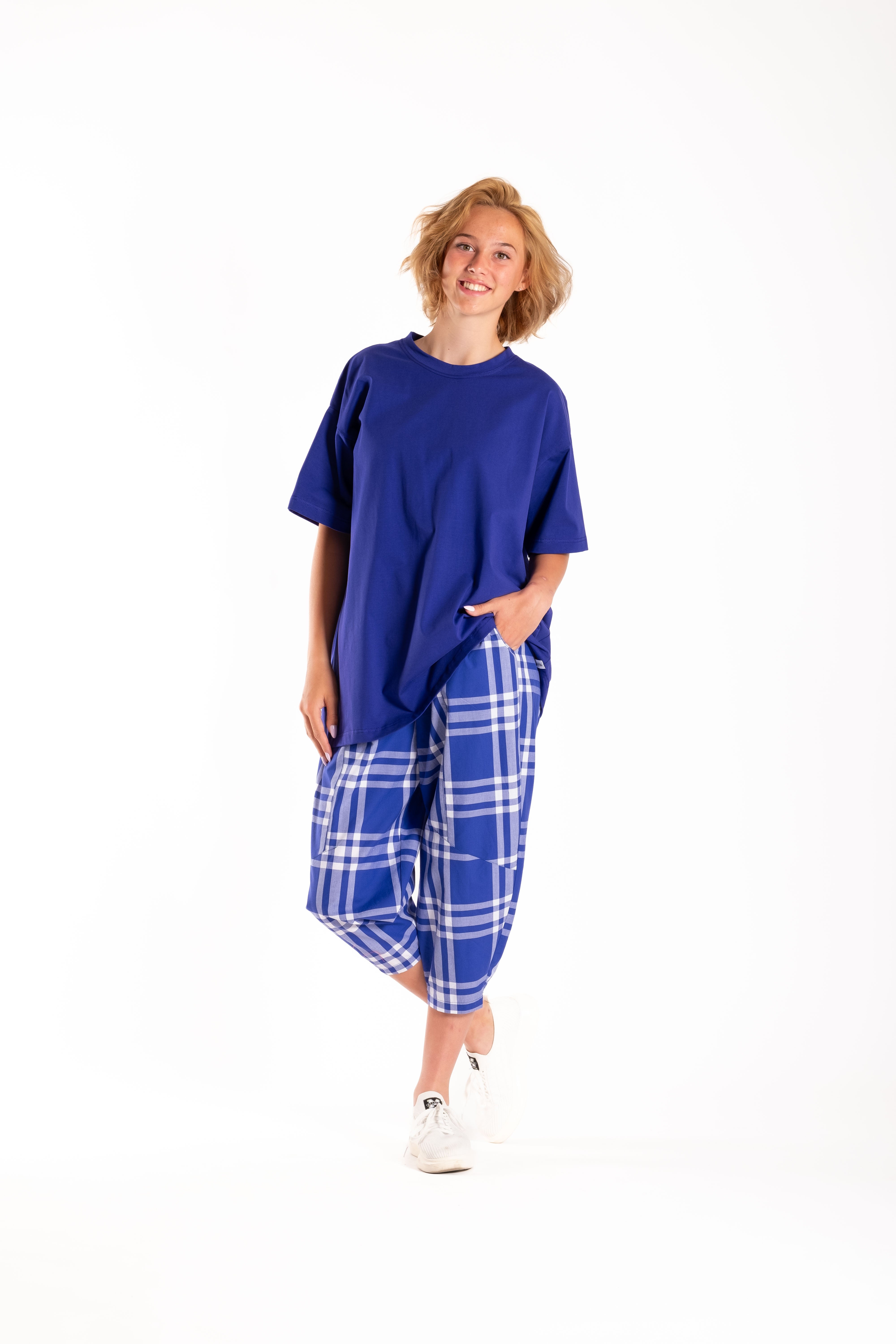 Advocate Pants Tartan Blue
