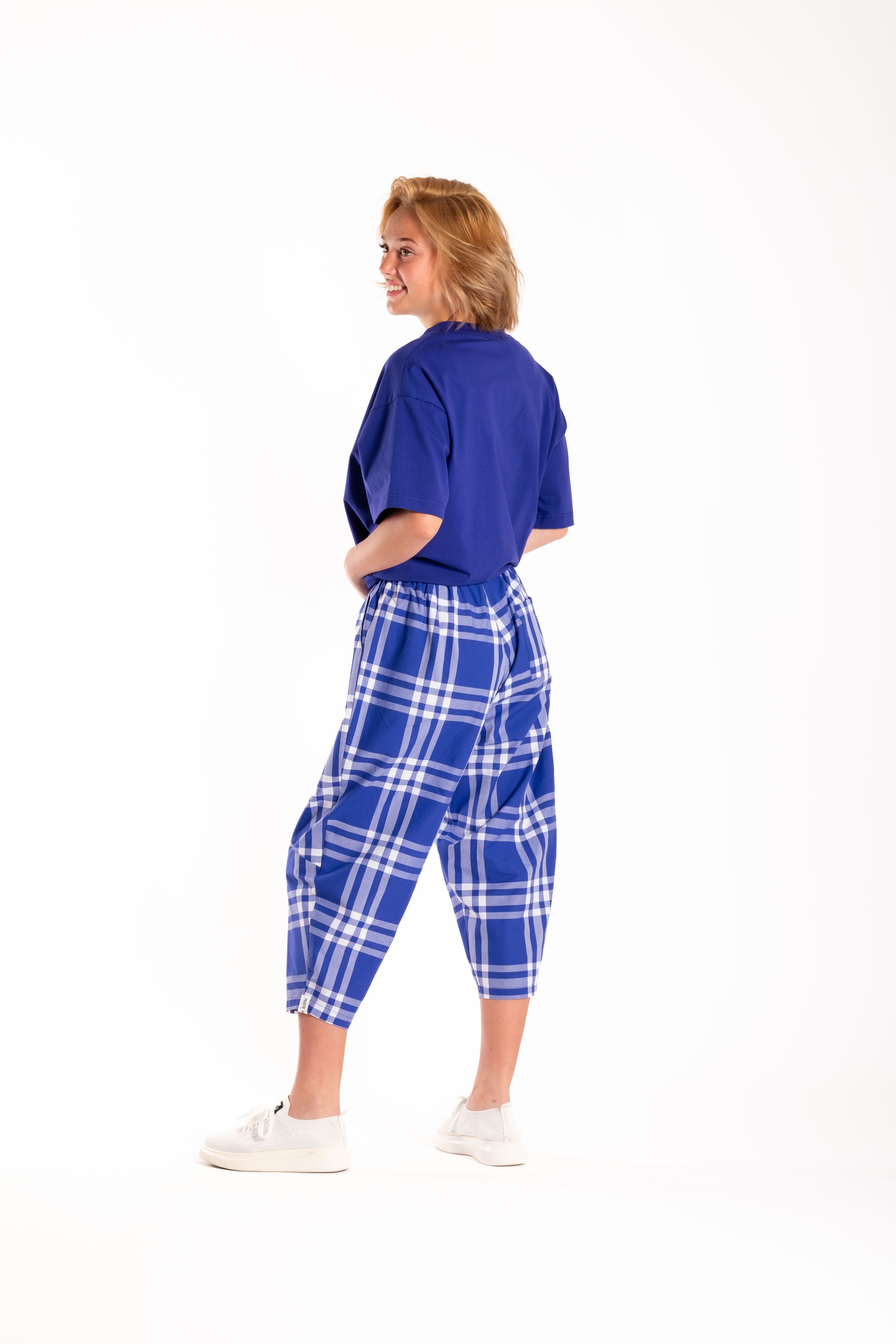 Advocate Pants Tartan Blue