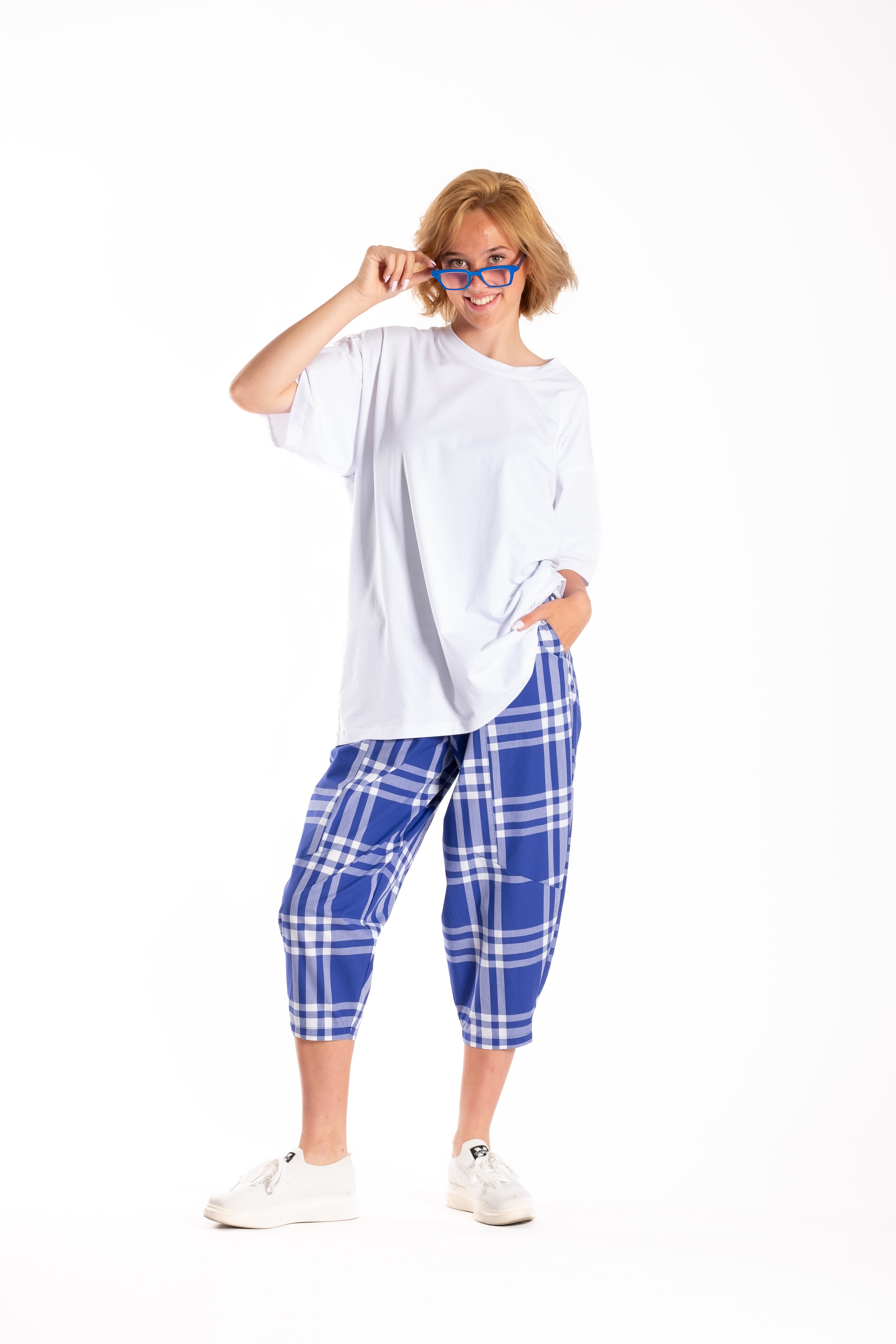 Advocate Pants Tartan Blue