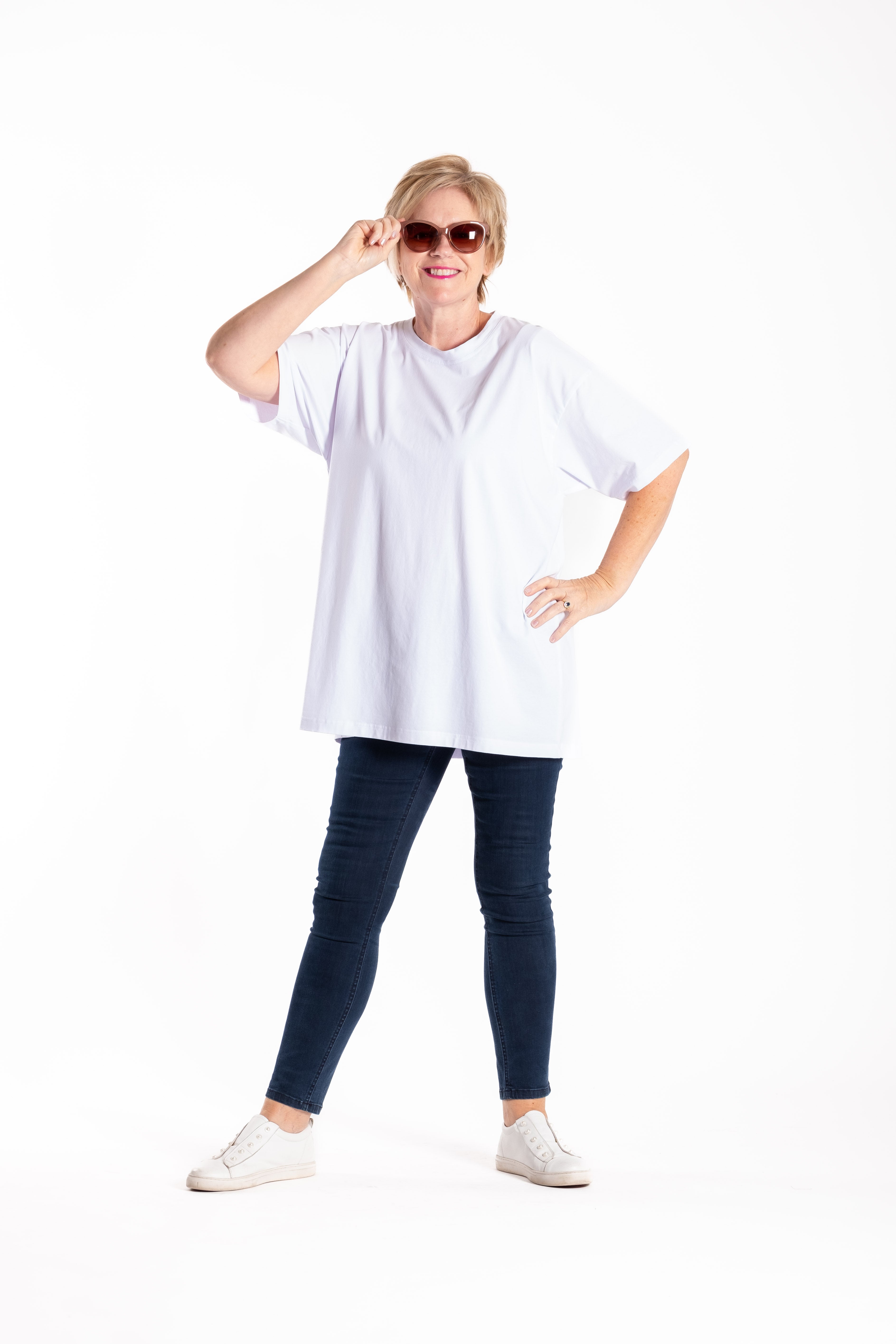 Oversized Box Tee White