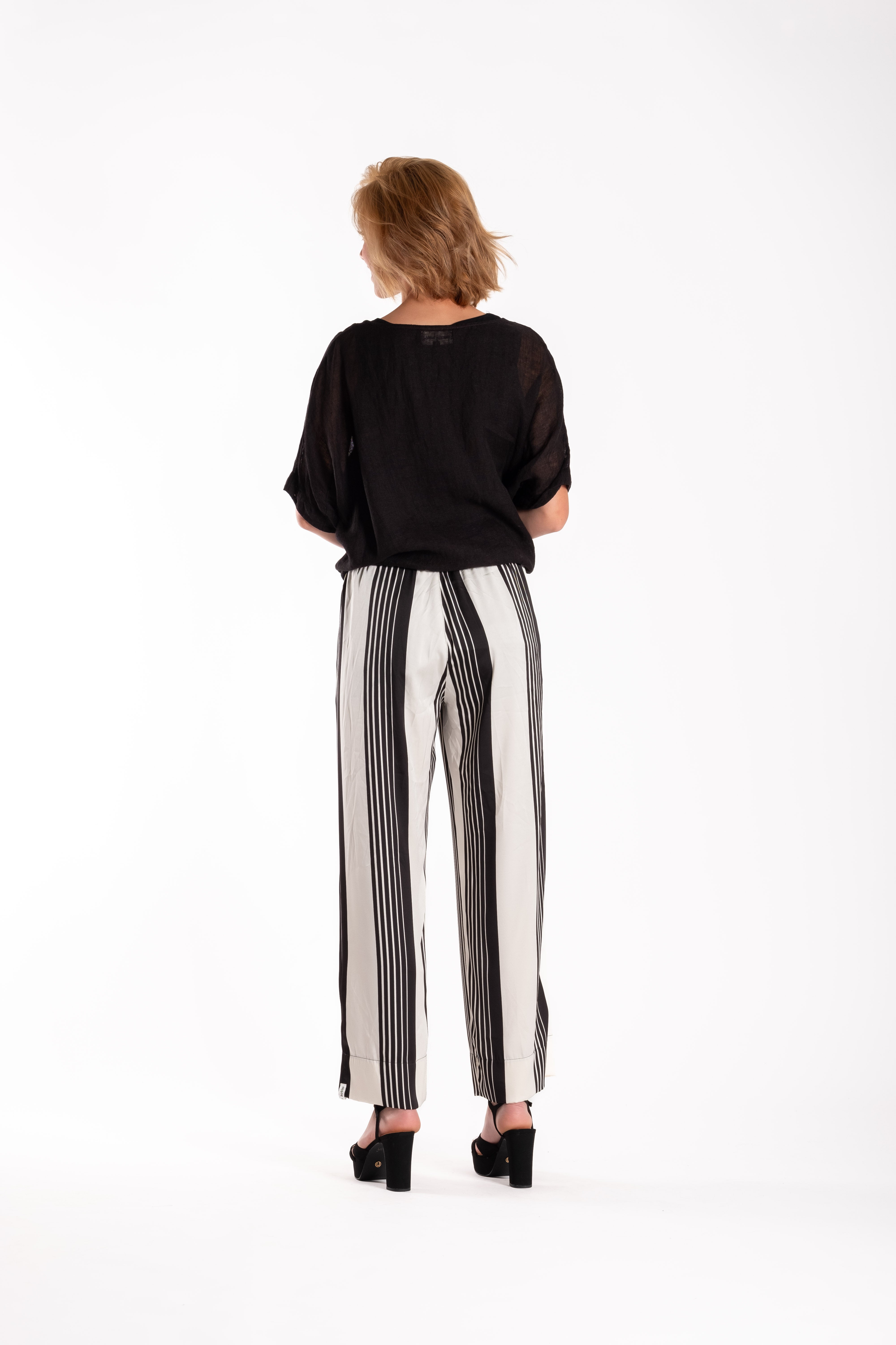 Brie Pants Divided Stripes