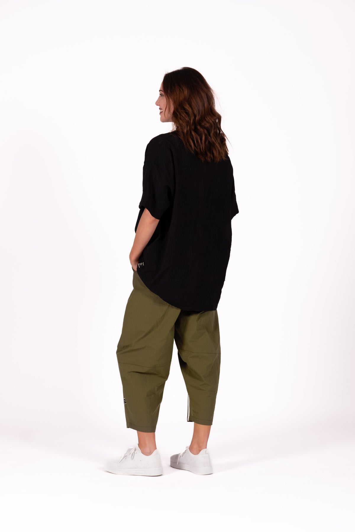 Direction Pants Front Stripe Khaki