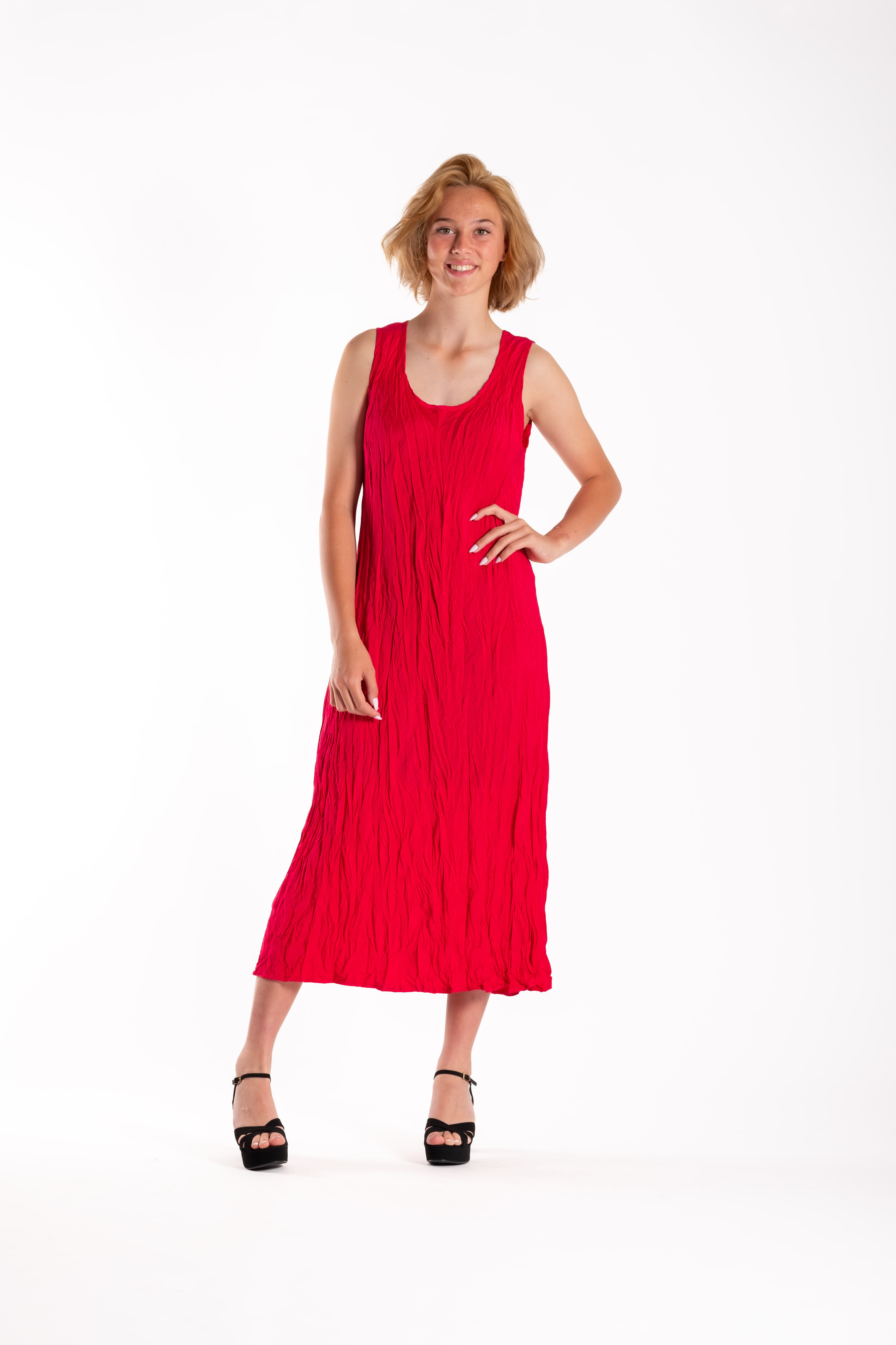 Brooke Dress Hot Pink