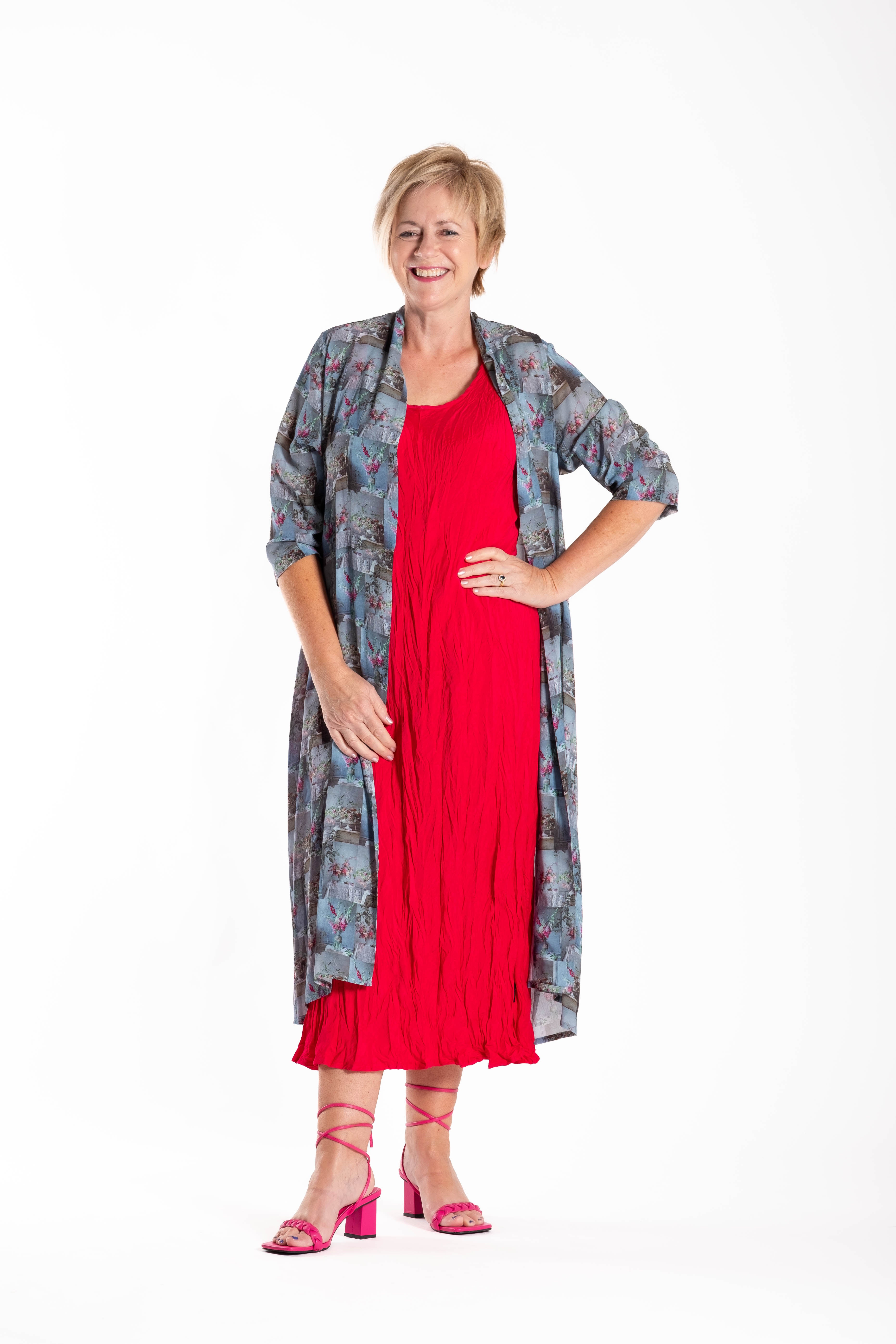 Brooke Dress Hot Pink