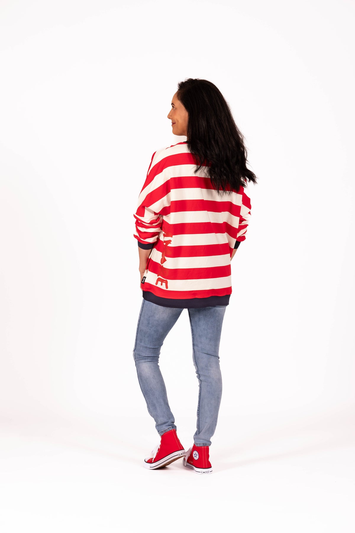 Sweatshirt Red Stripe