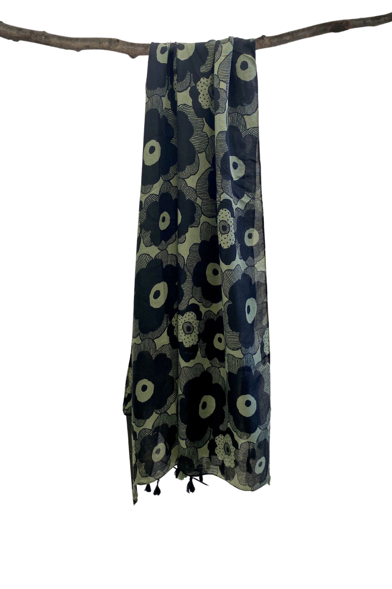 Olive Petal Parade Scarf