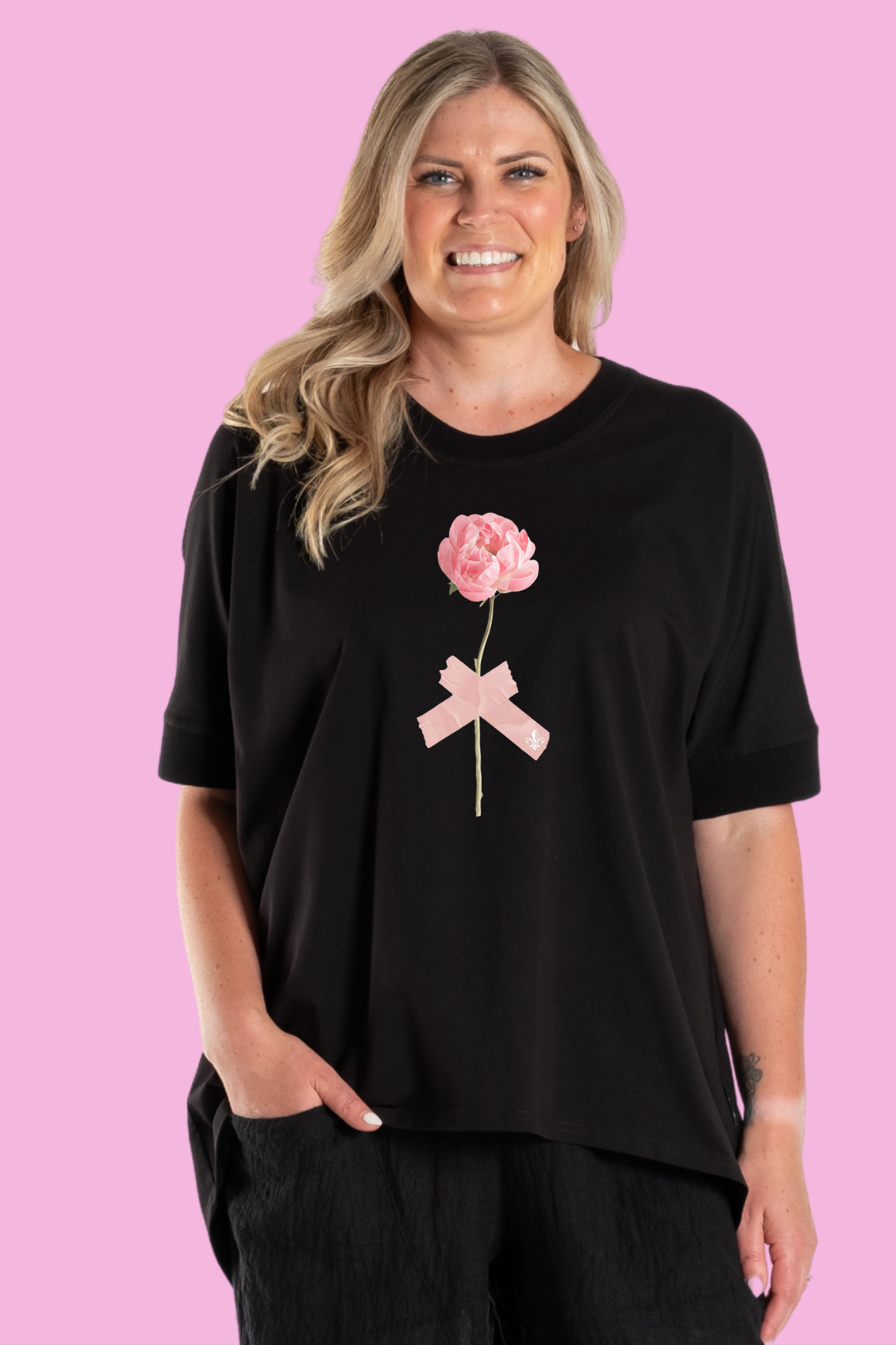 Peony Pop Top - Relax tee  - Preorder
