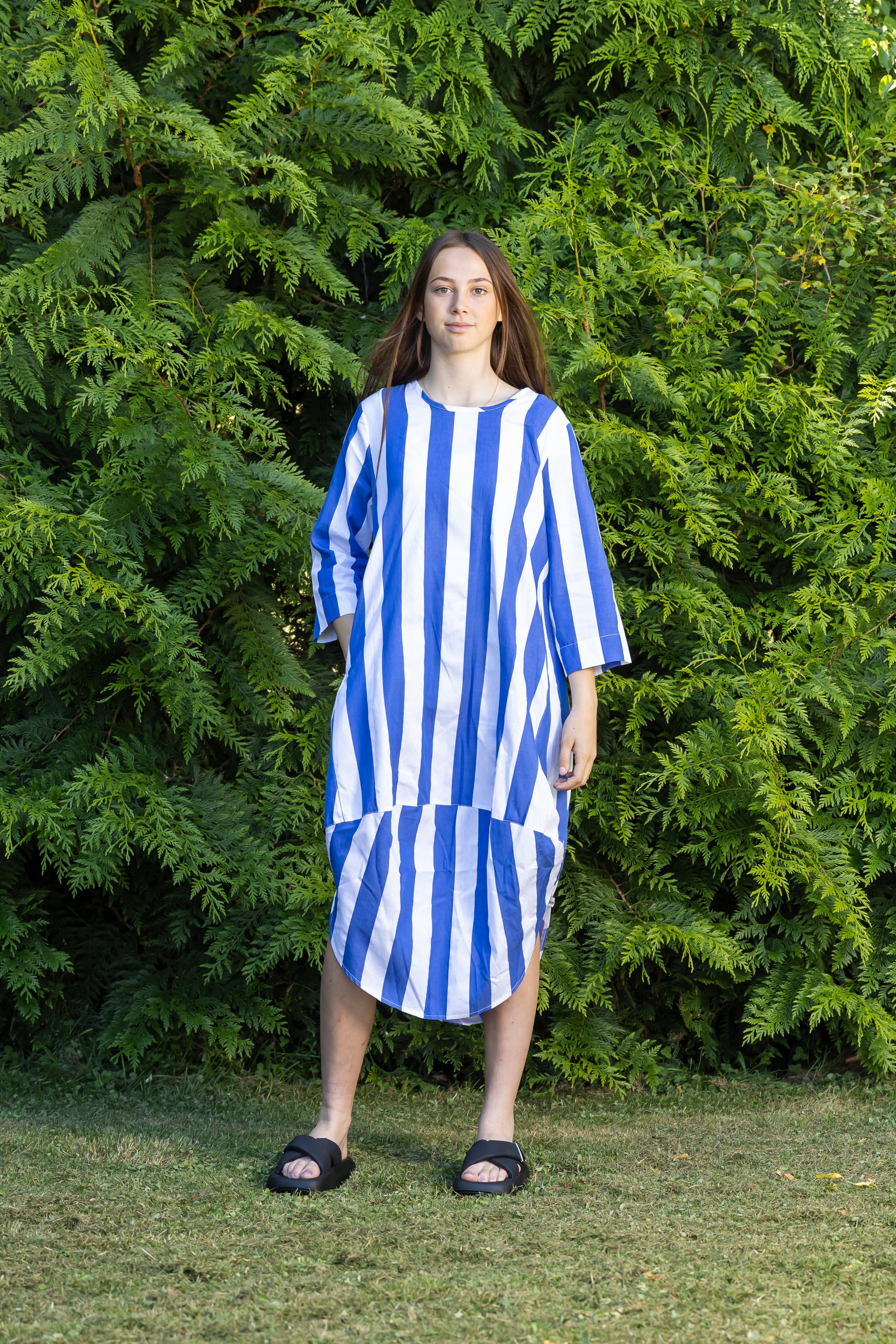 Lux Dress Sailor Stripe