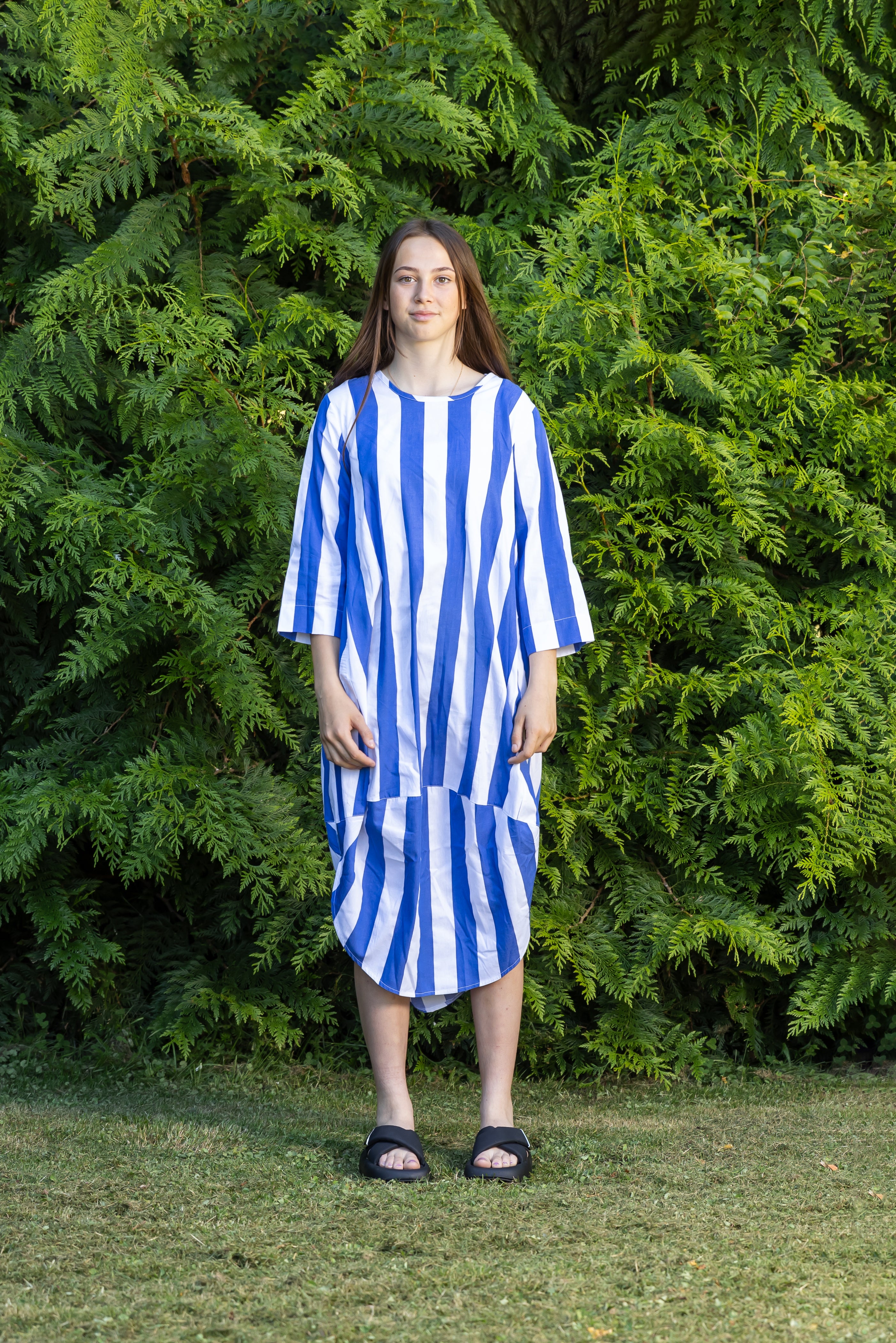 Lux Dress Sailor Stripe