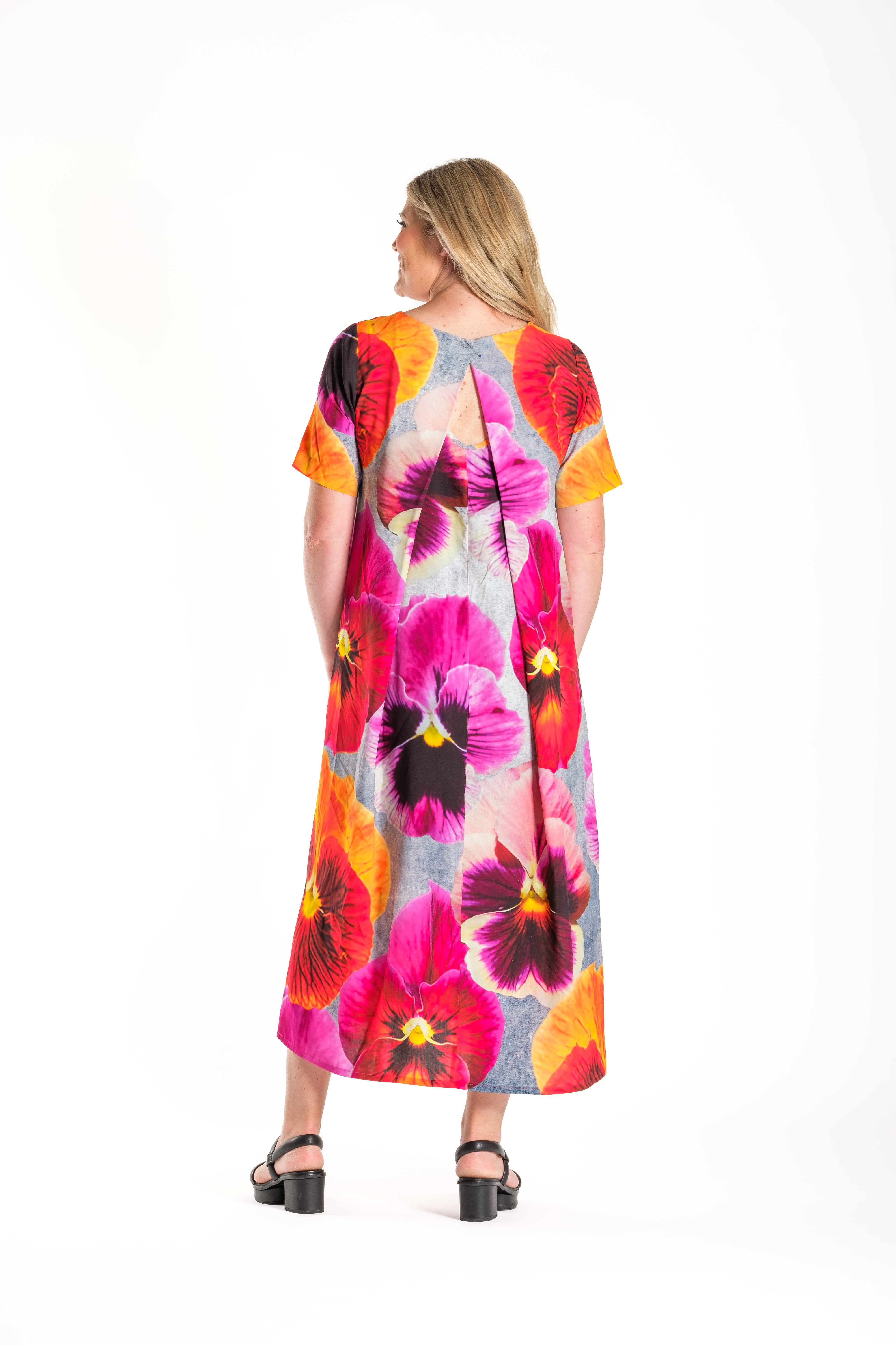 Menaka Dress Lush Pansies
