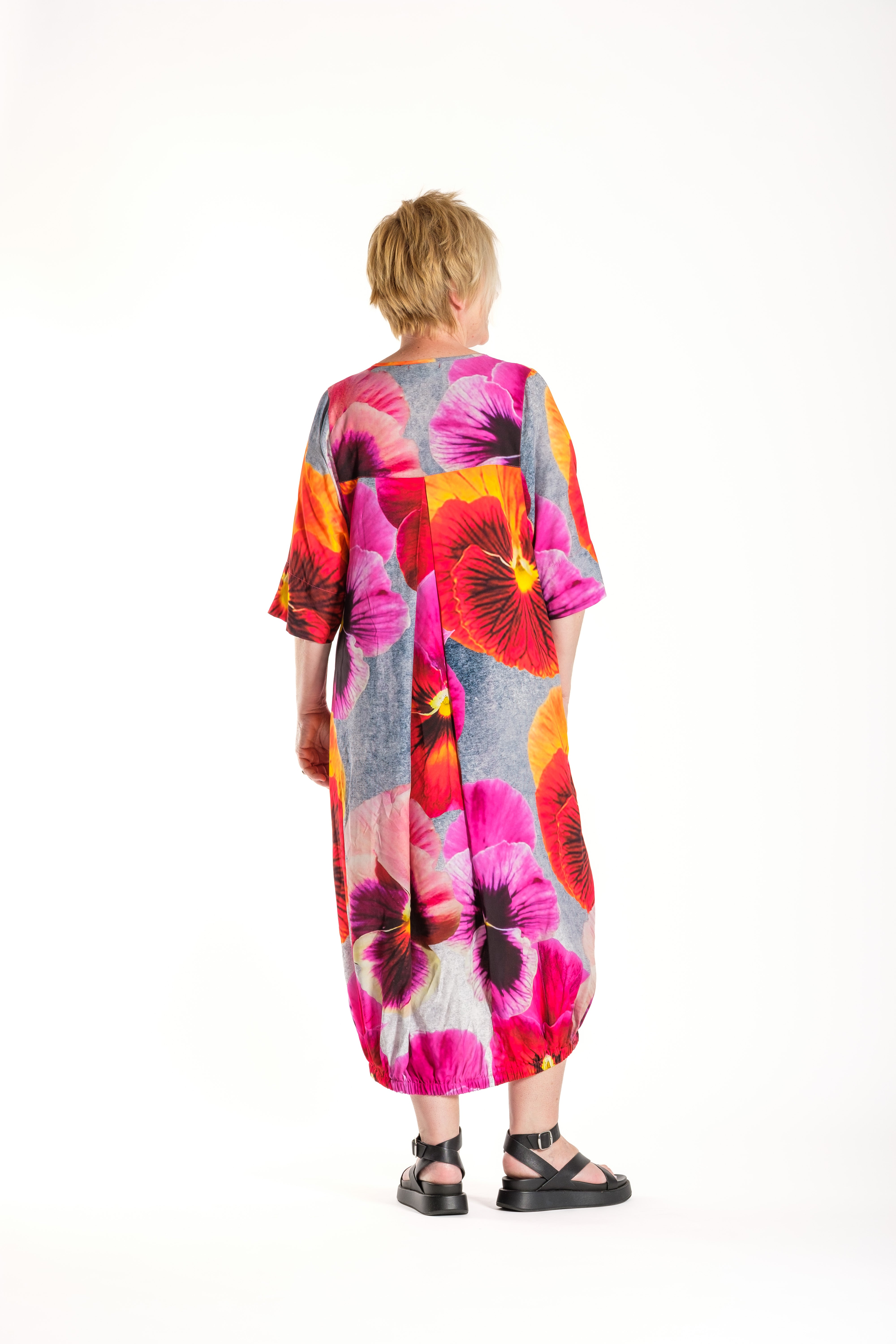Cooper Dress Lush Pansies