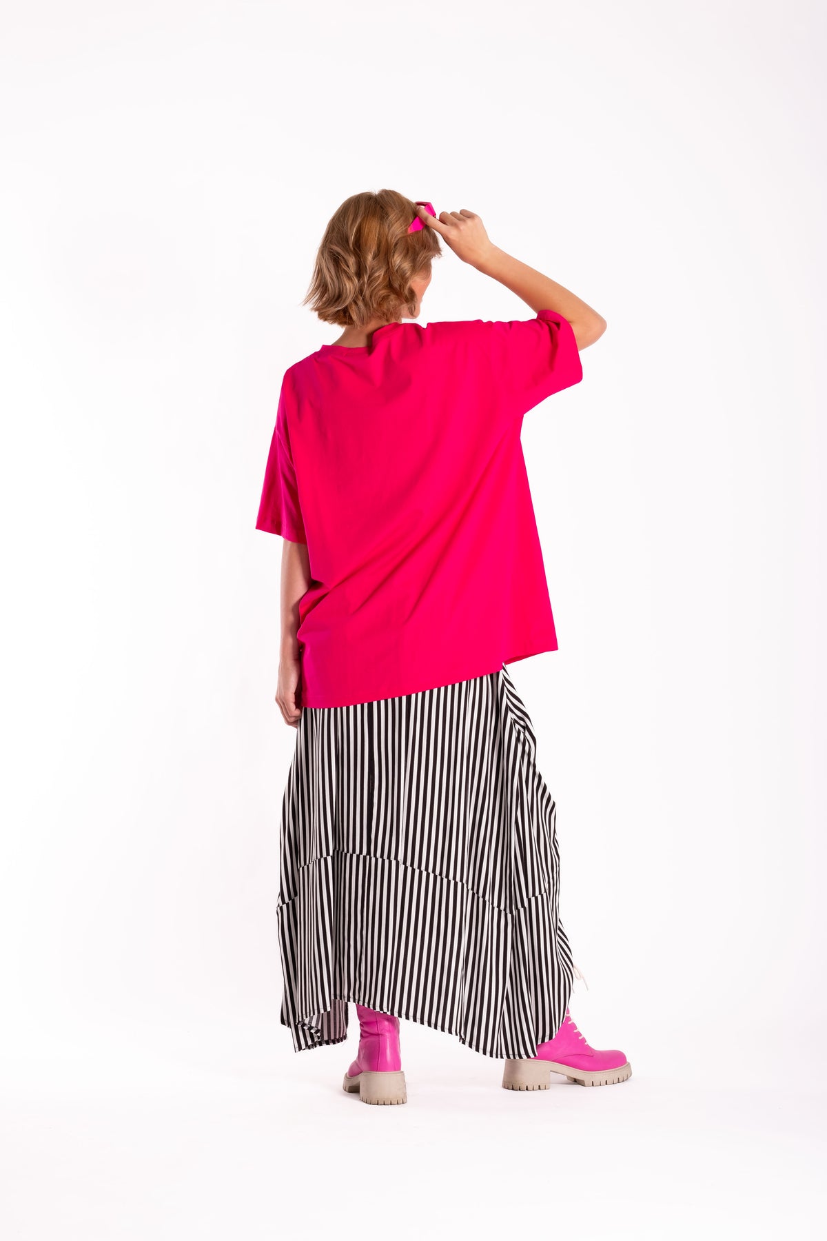 Oversized Box Tee Raspberry Pink – Jellicoe