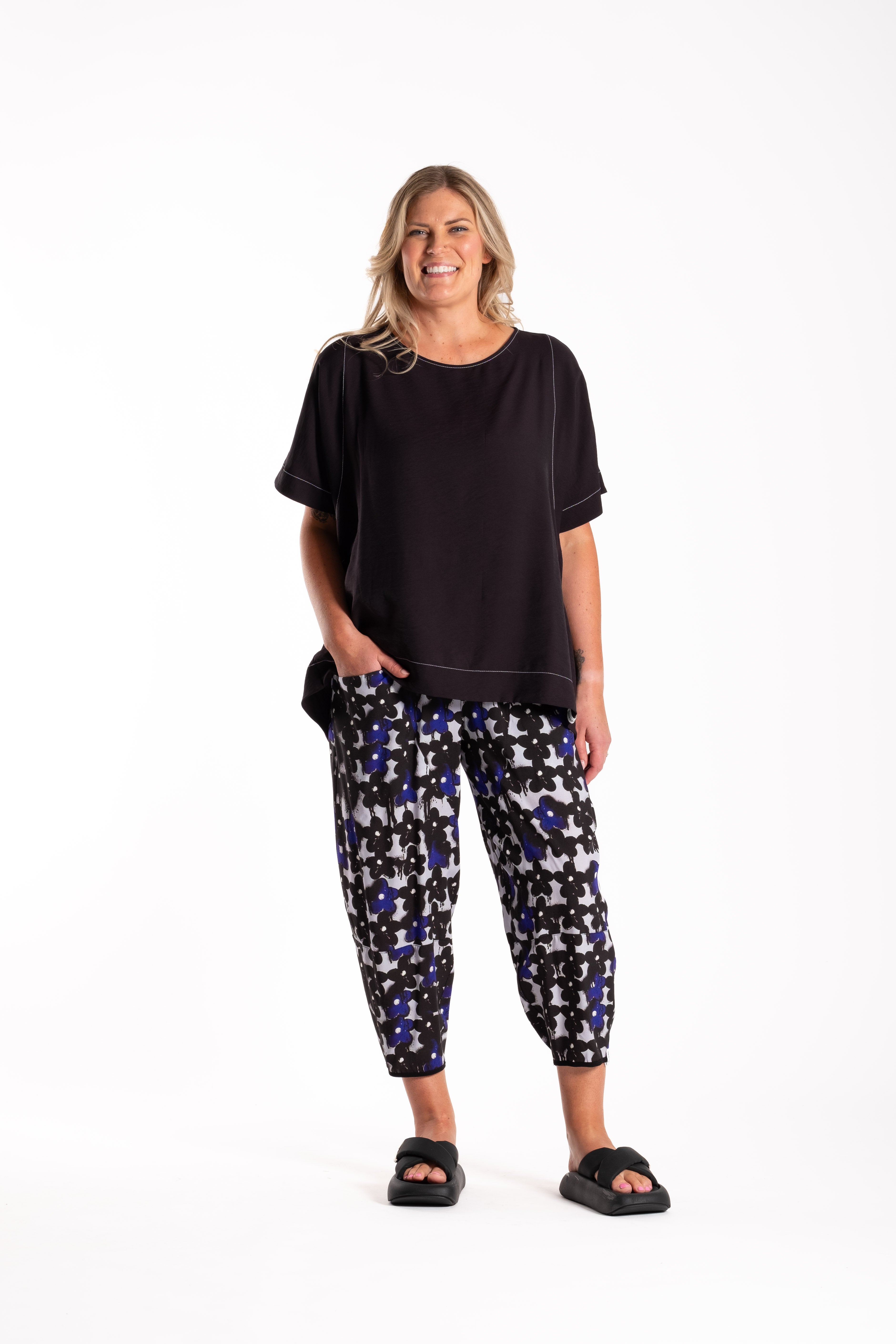 Command Pants Daisy Graffiti