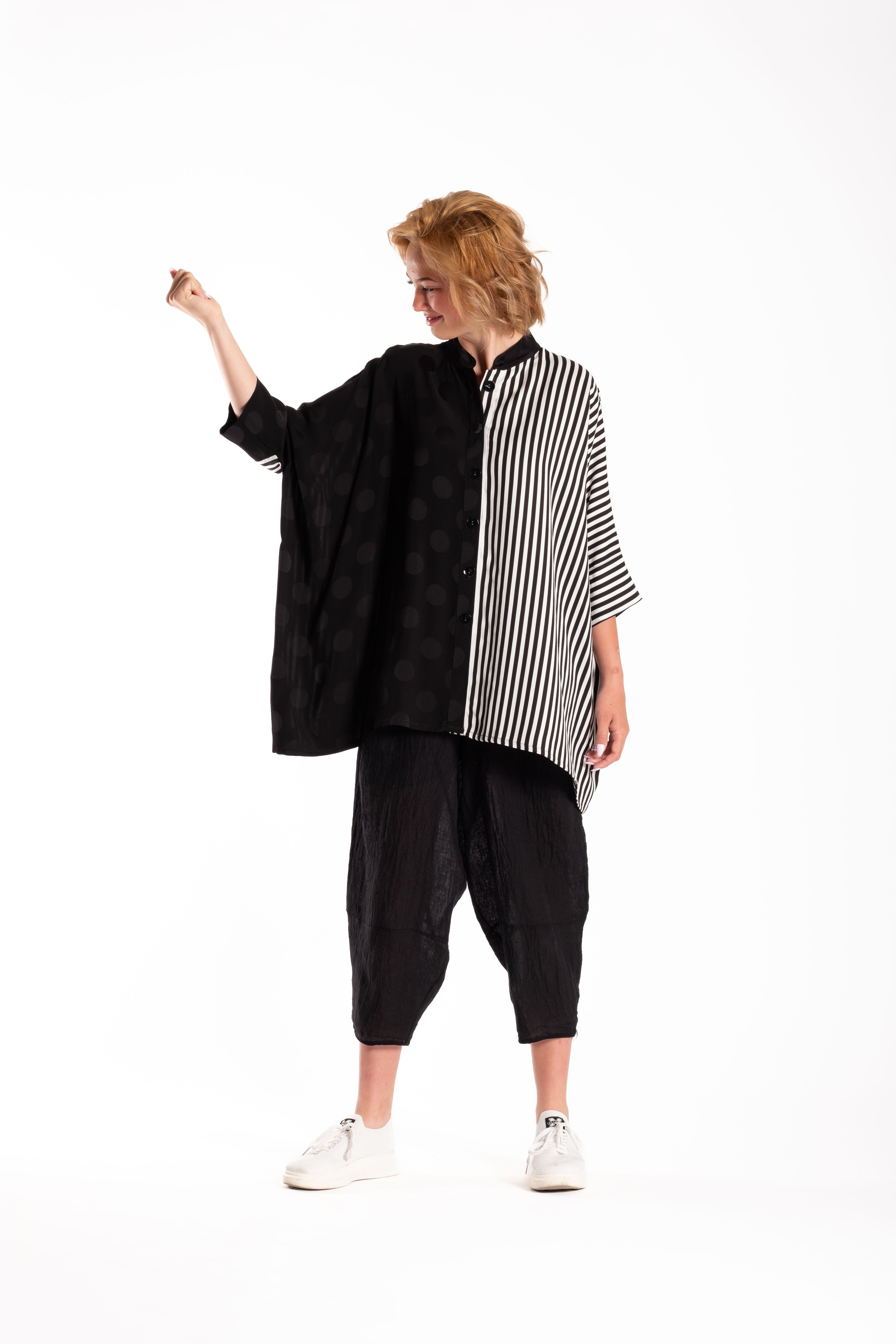Sasha Shirt Spotted Stripes