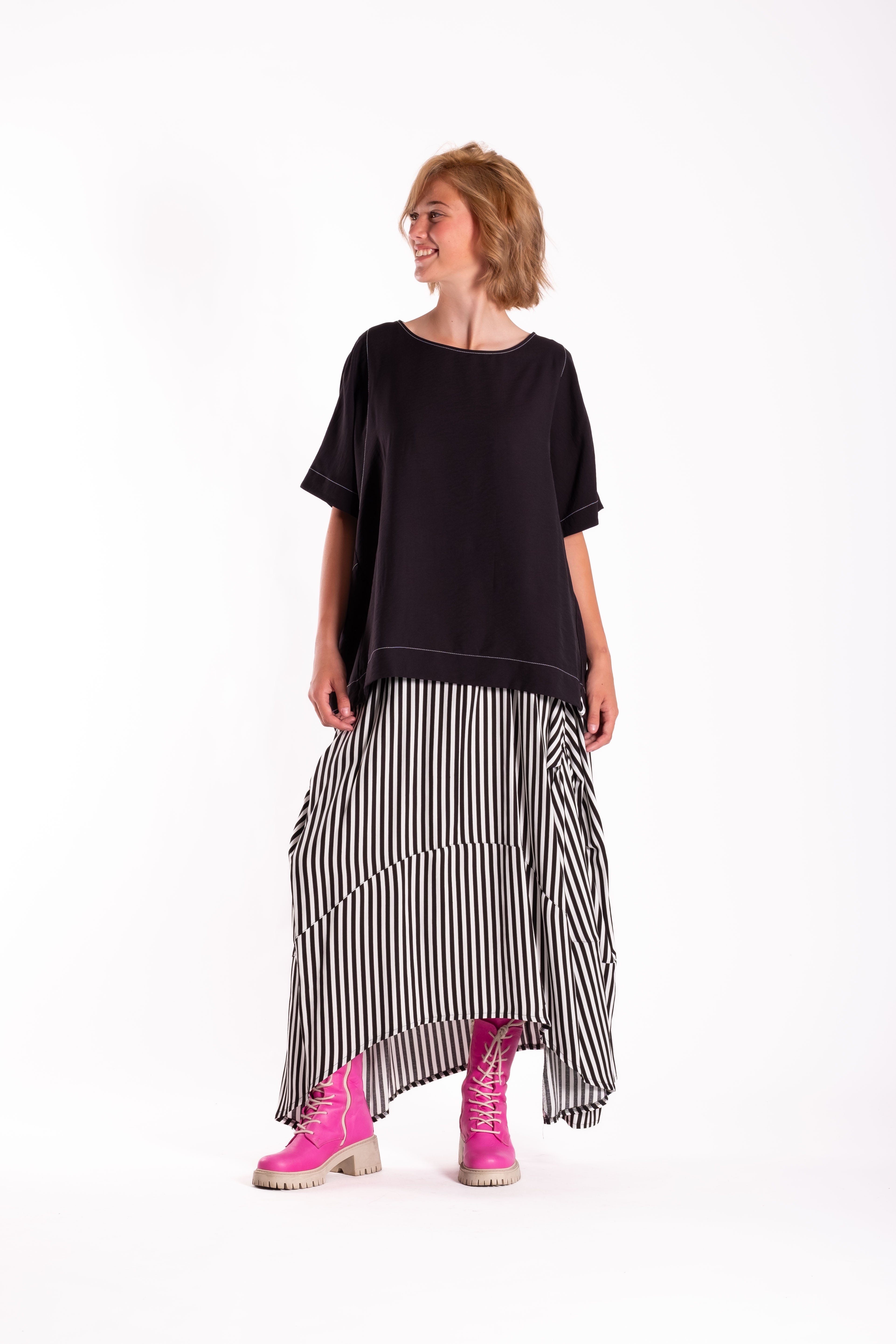 Tarryn Skirt Thin Monostripe