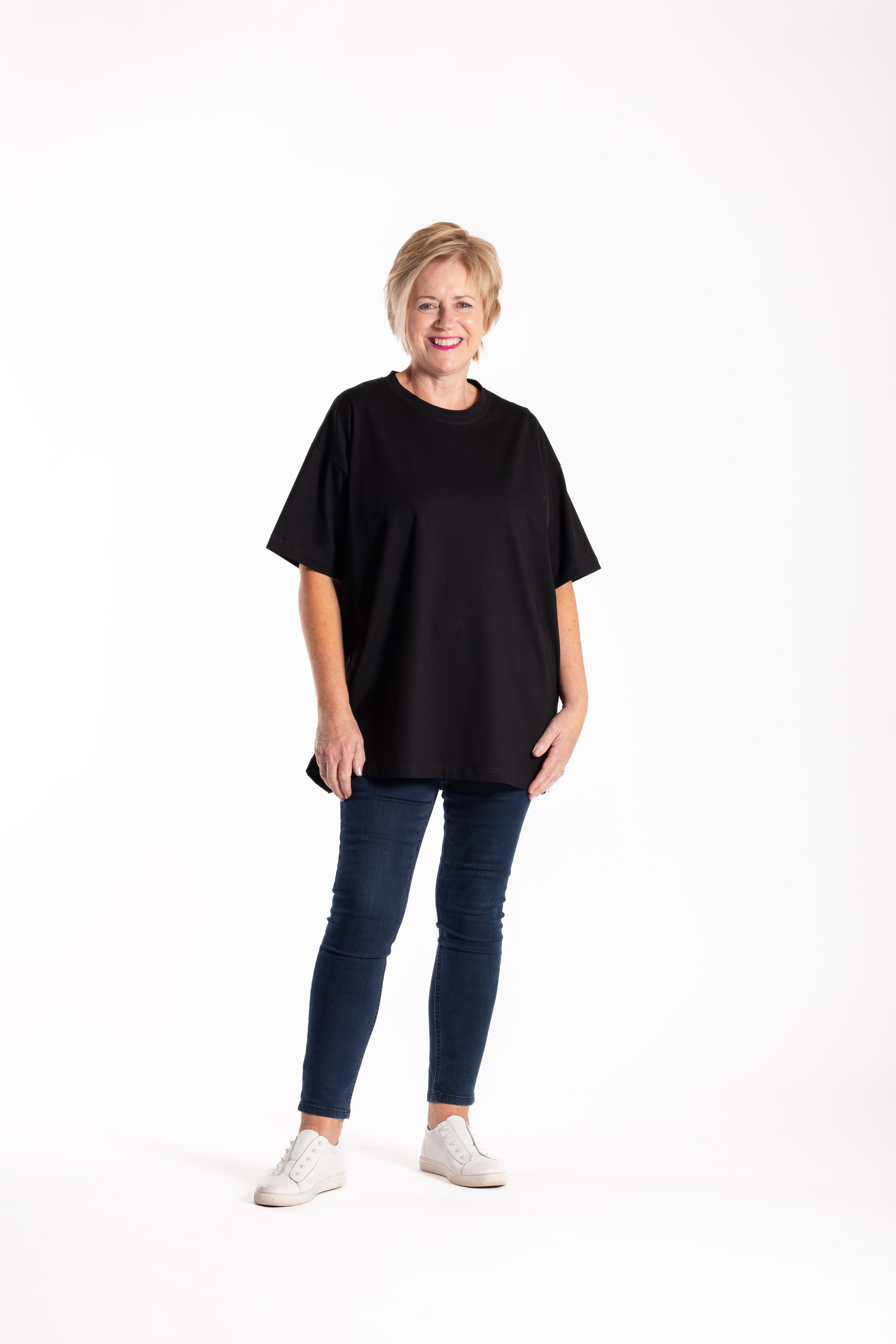 Oversized Box Tee Black