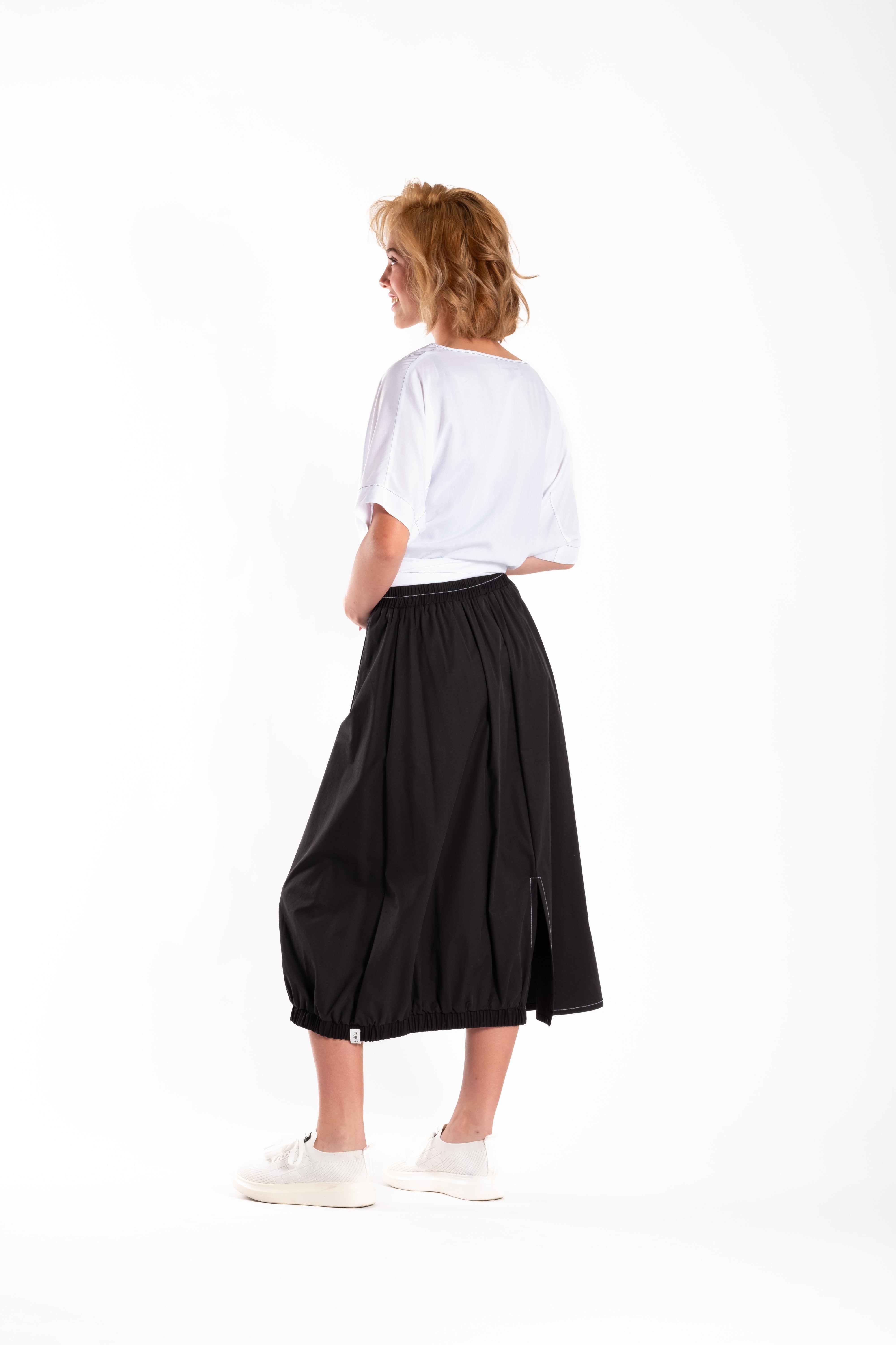 Scripture Skirt Black