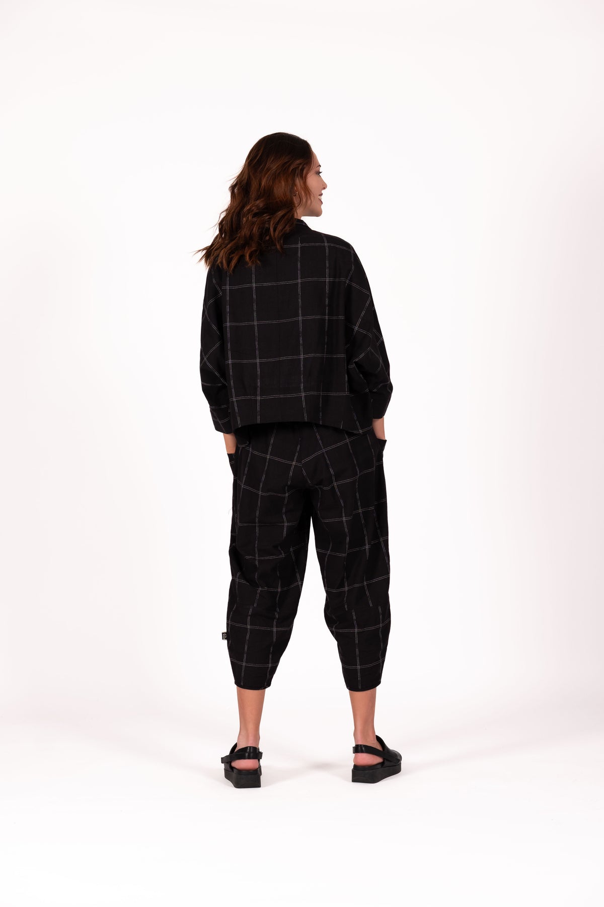 Command Pants Pinstripe Check