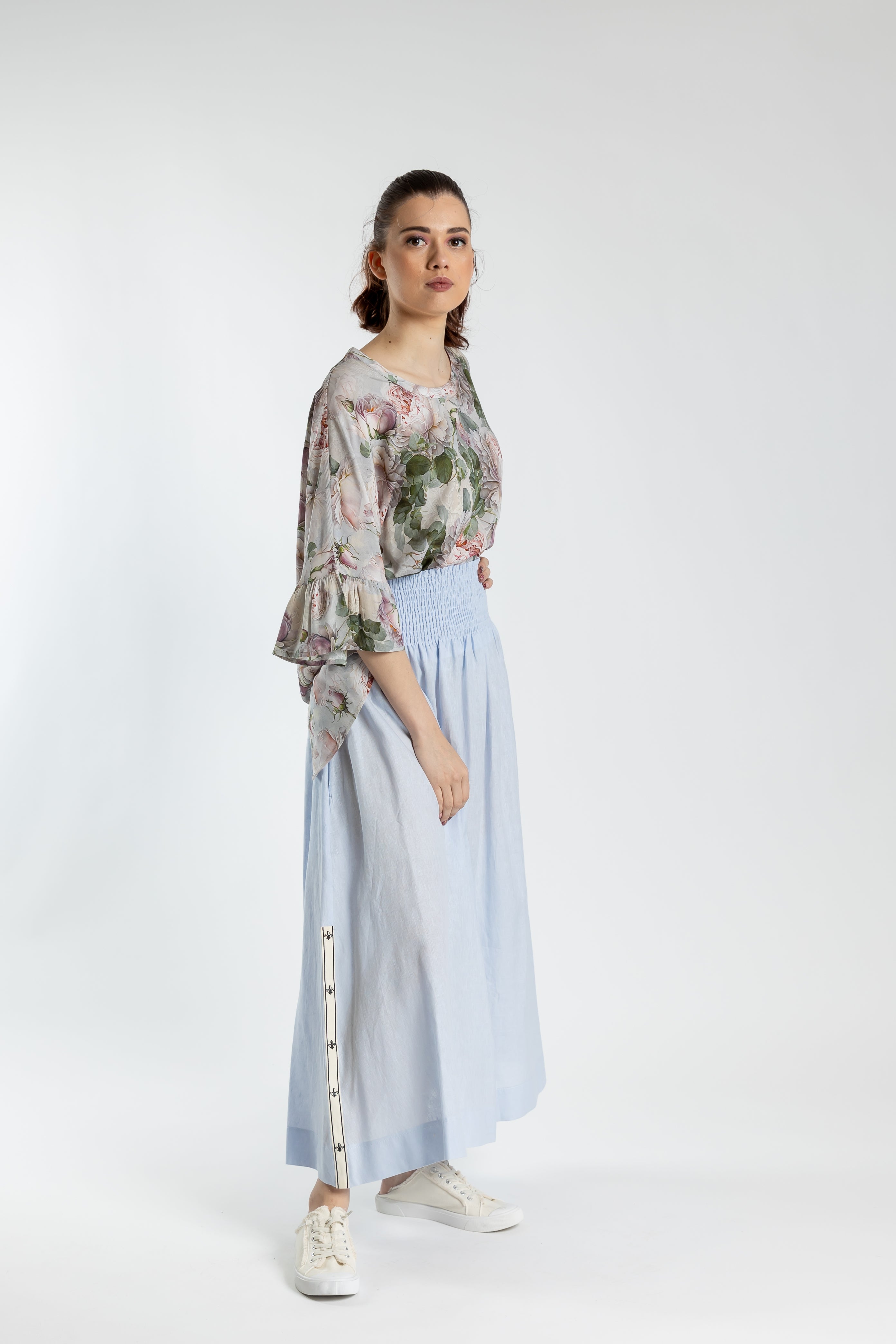 Brixley Skirt Blue Haze