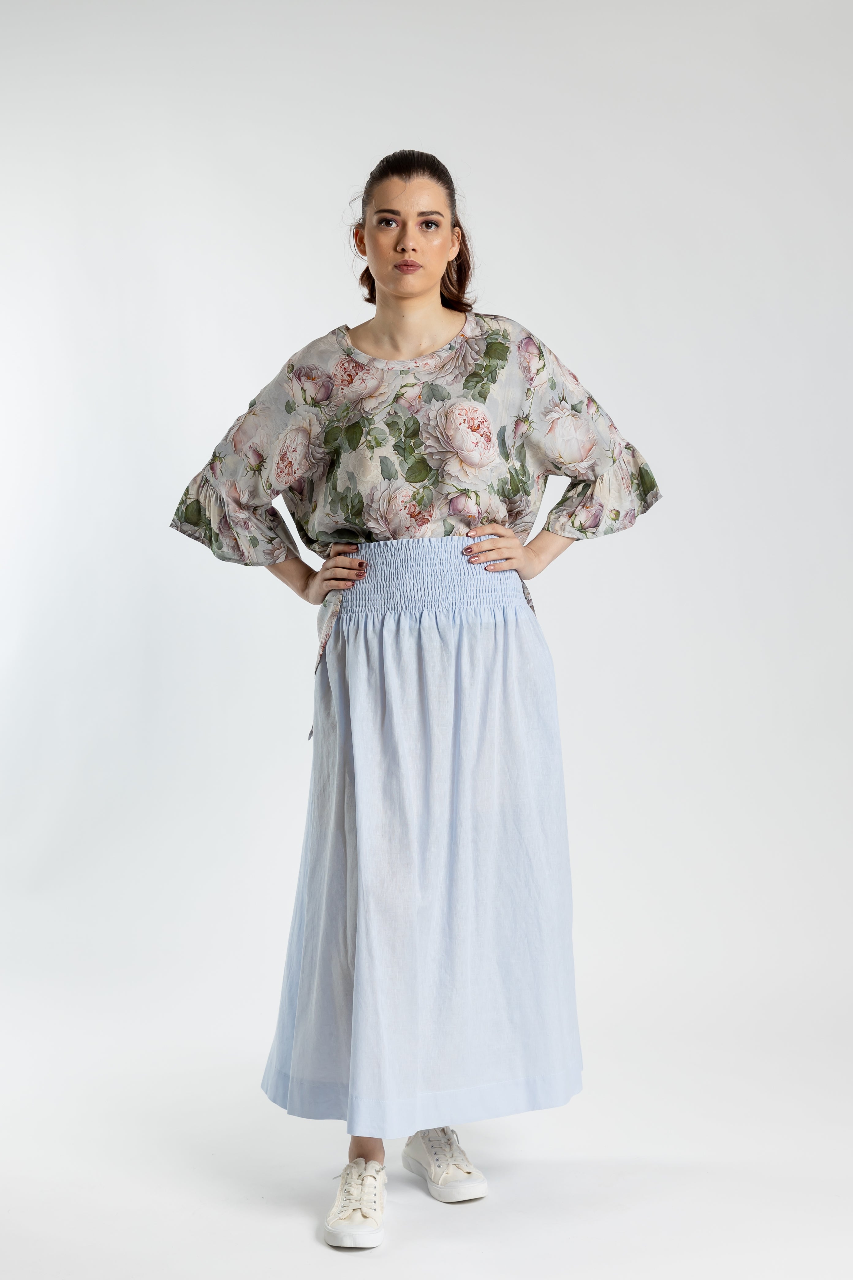 Brixley Skirt Blue Haze