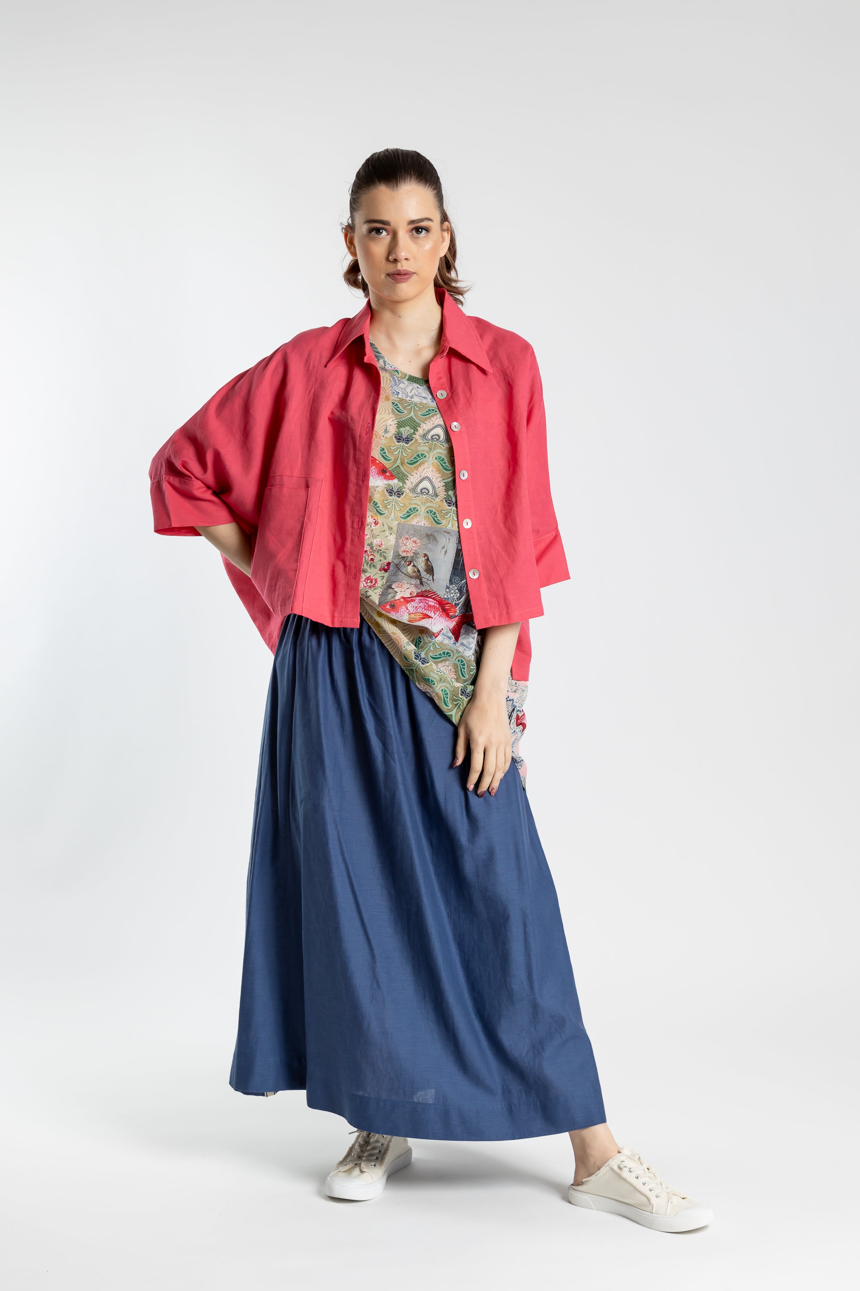 Brixley Skirt Denim Blue