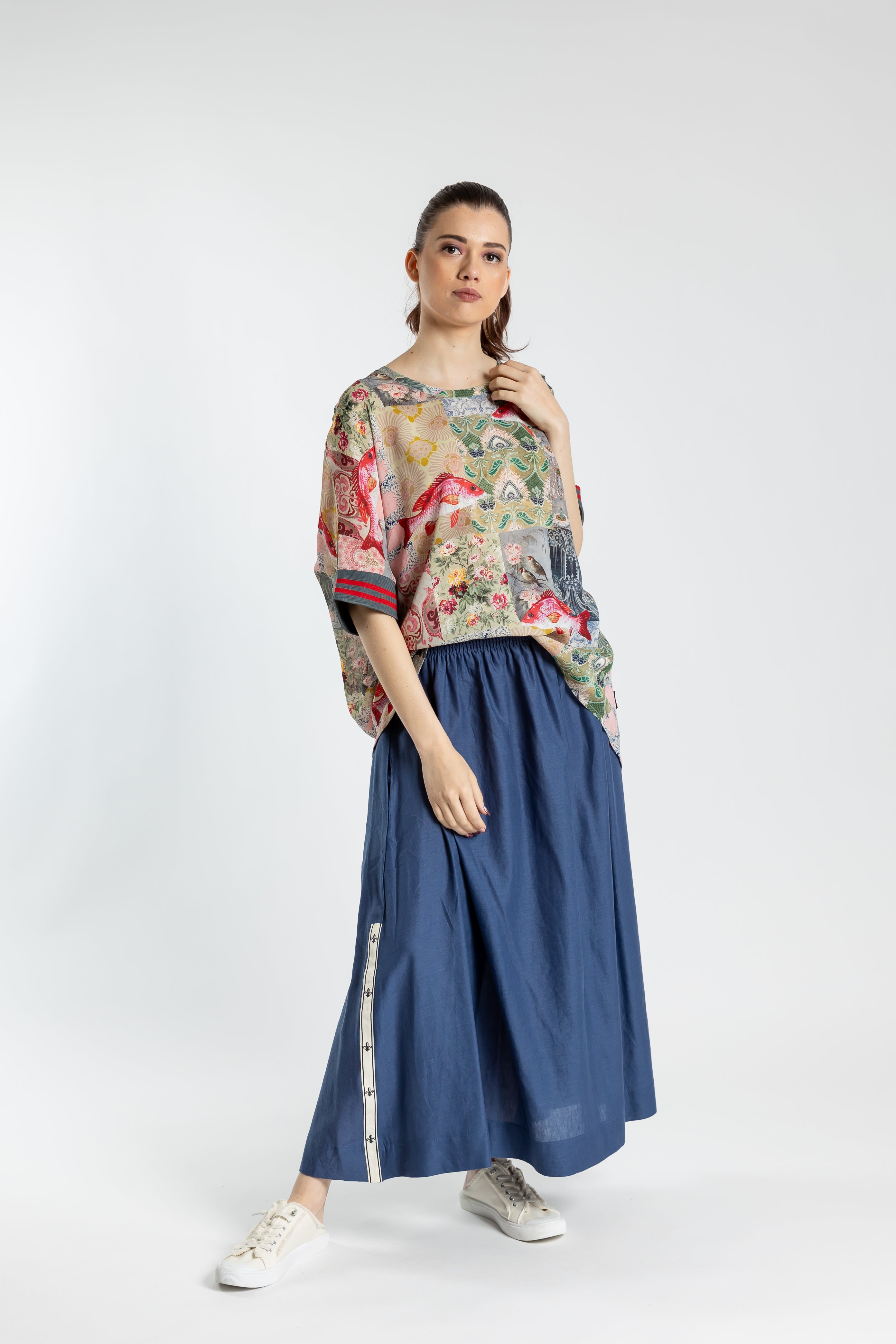 Brixley Skirt Denim Blue