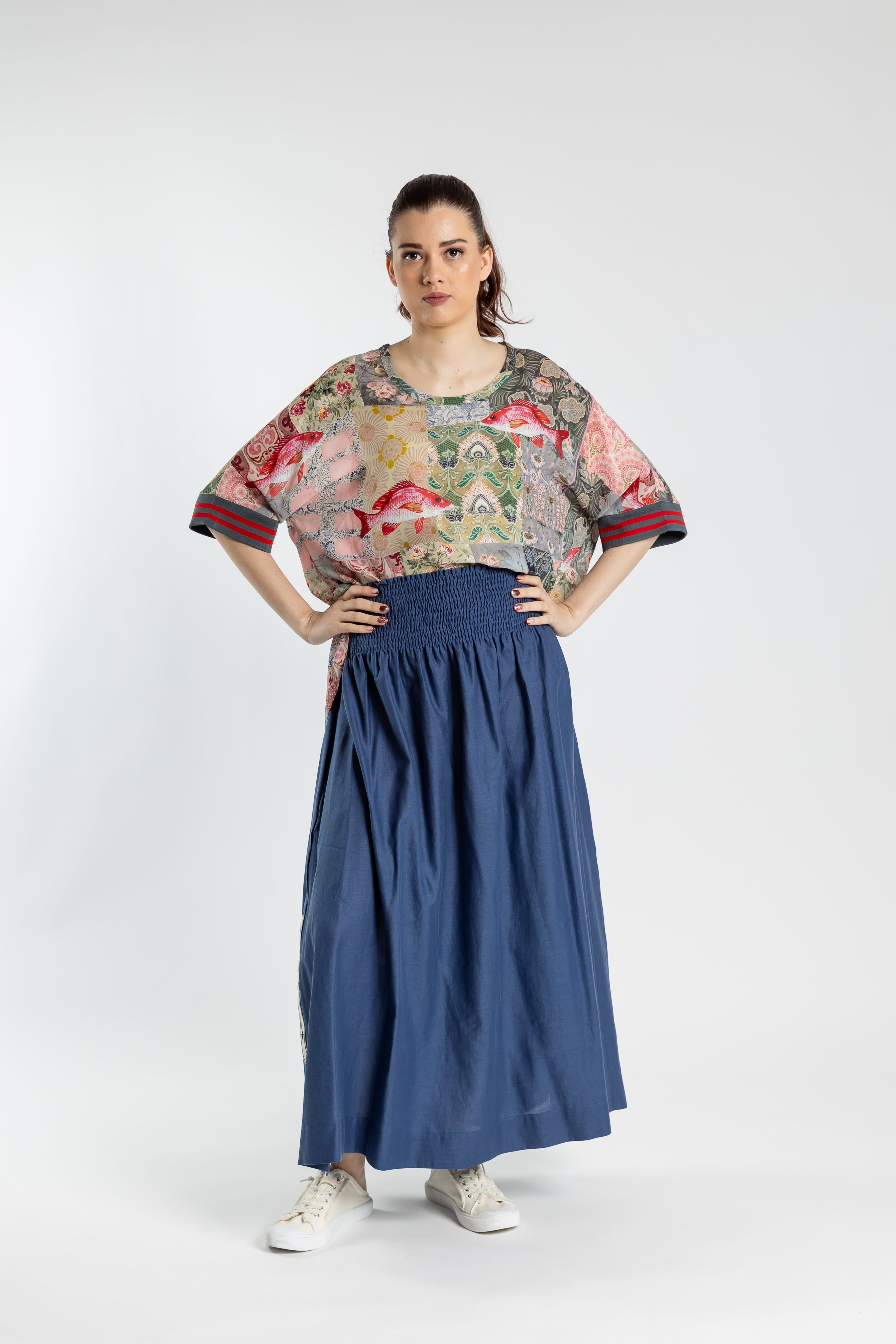 Brixley Skirt Denim Blue