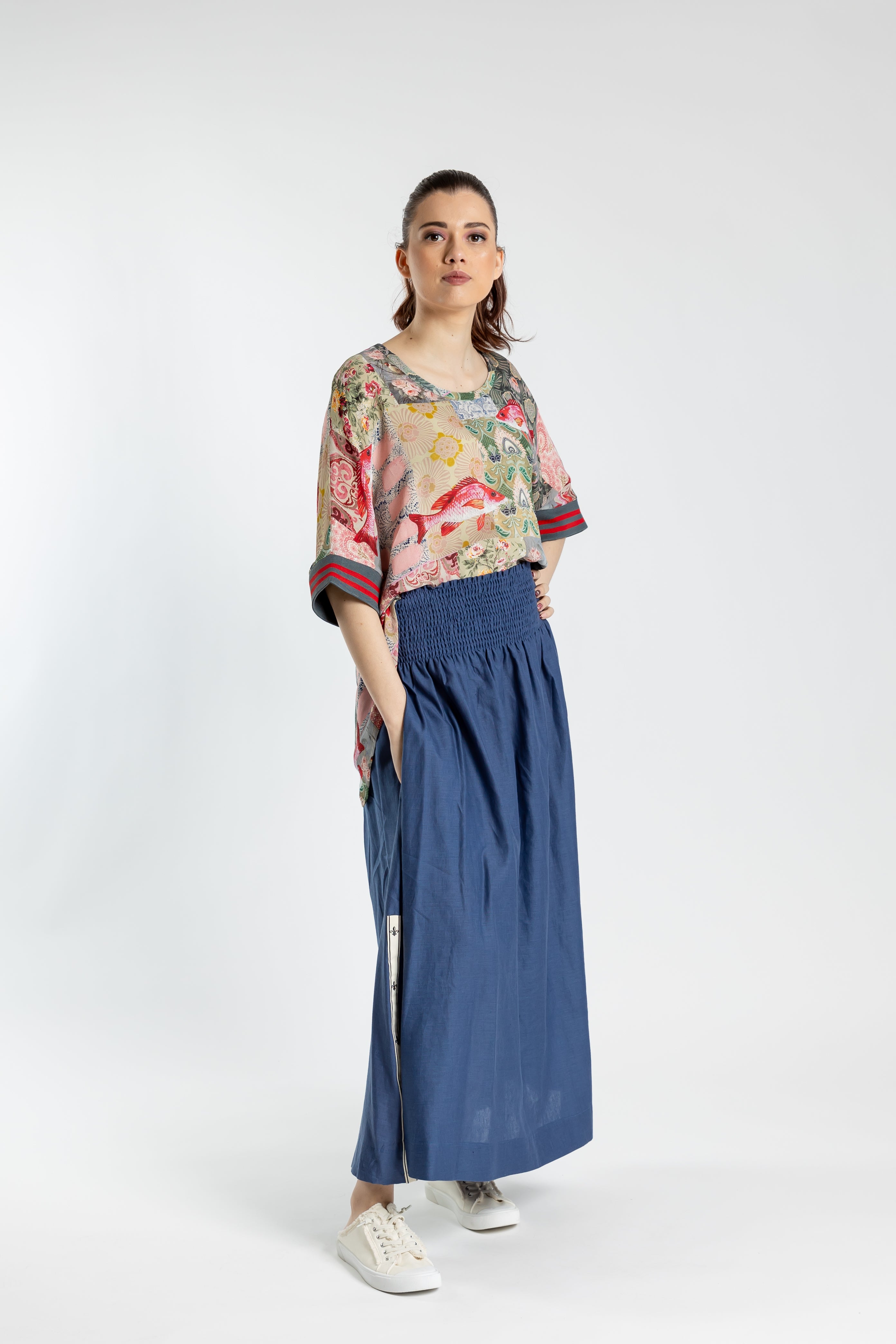 Brixley Skirt Denim Blue