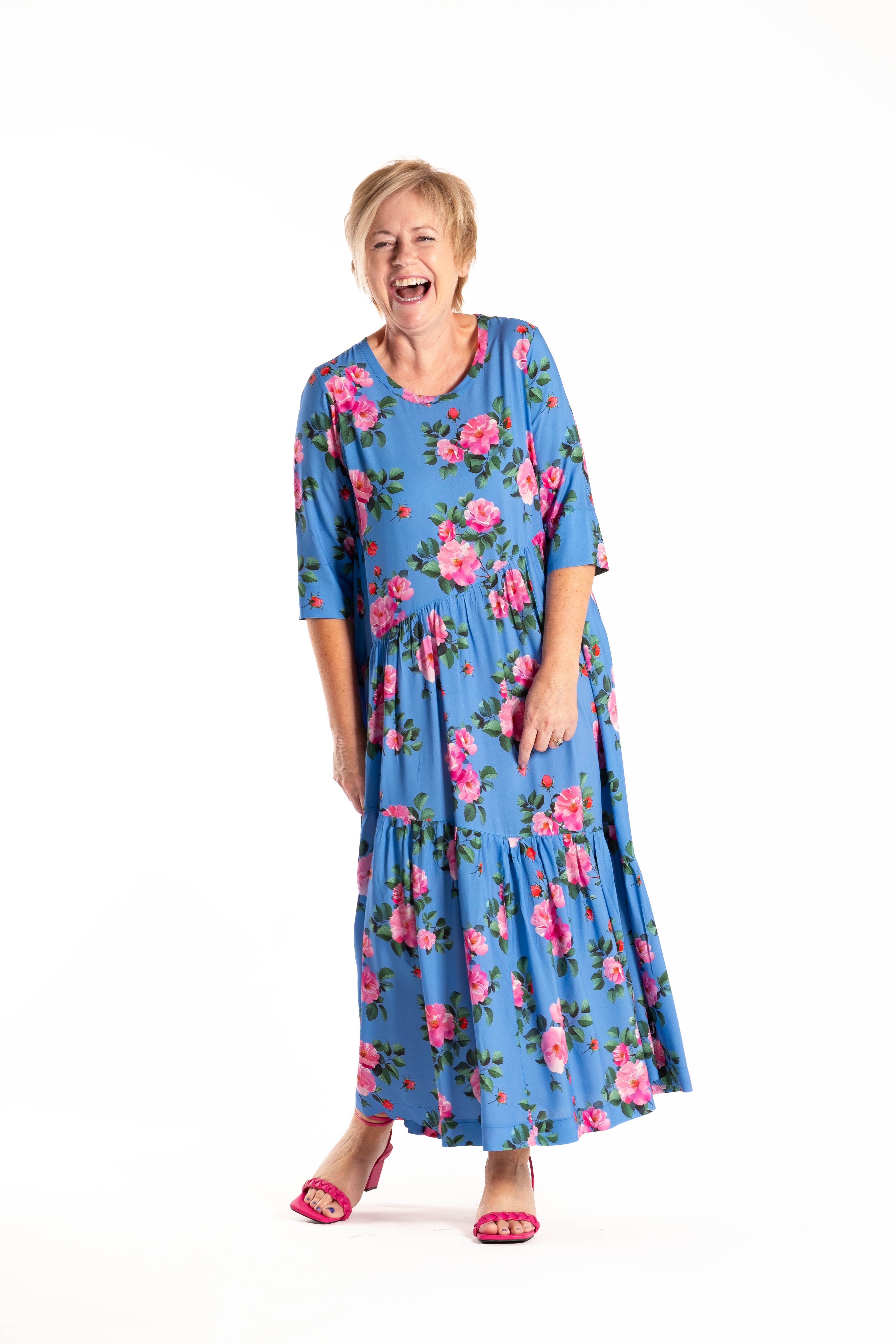 Angled Dress Persian Blue