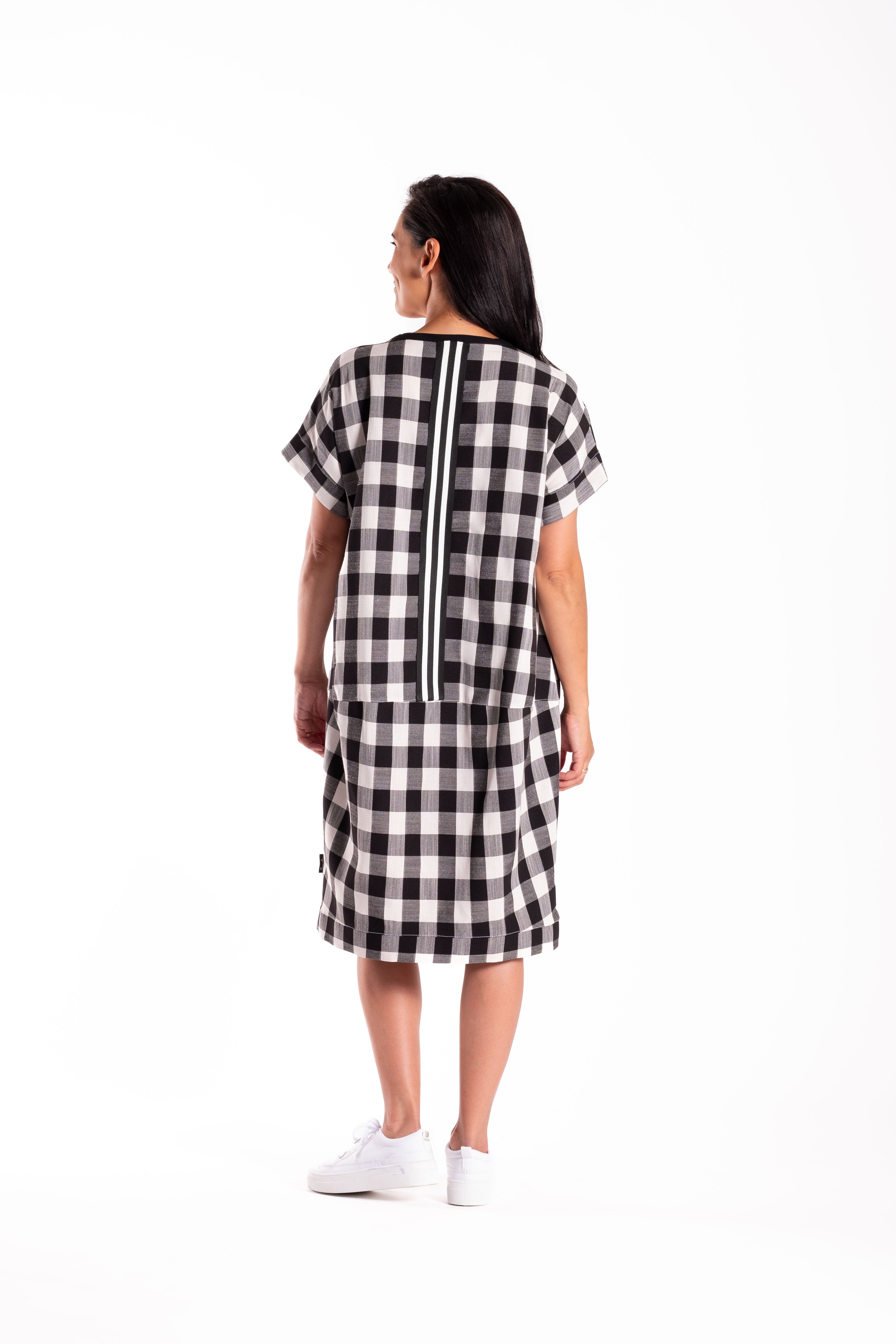 Skylar Dress Black Chq