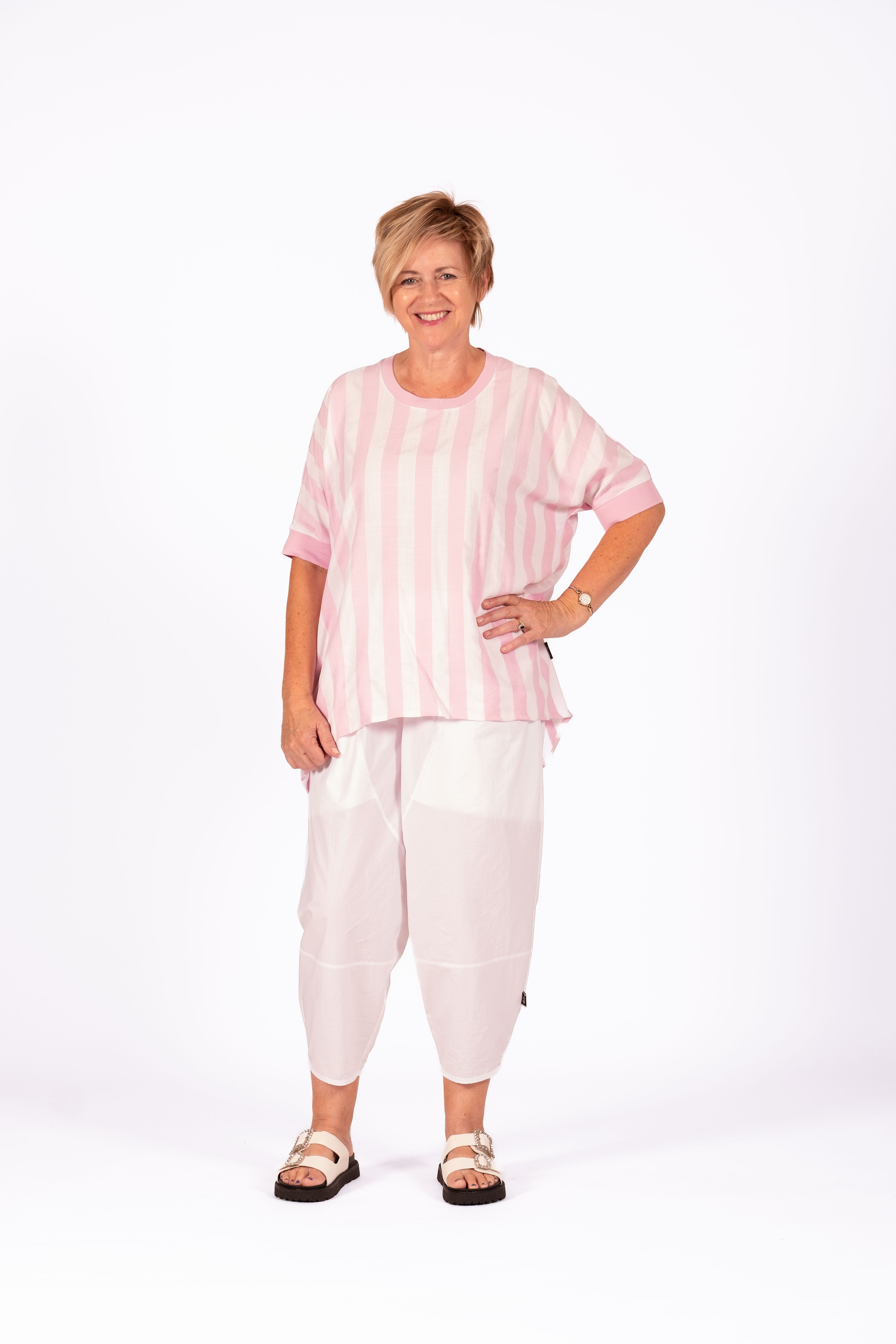 Relaxed Top Sundae Stripe