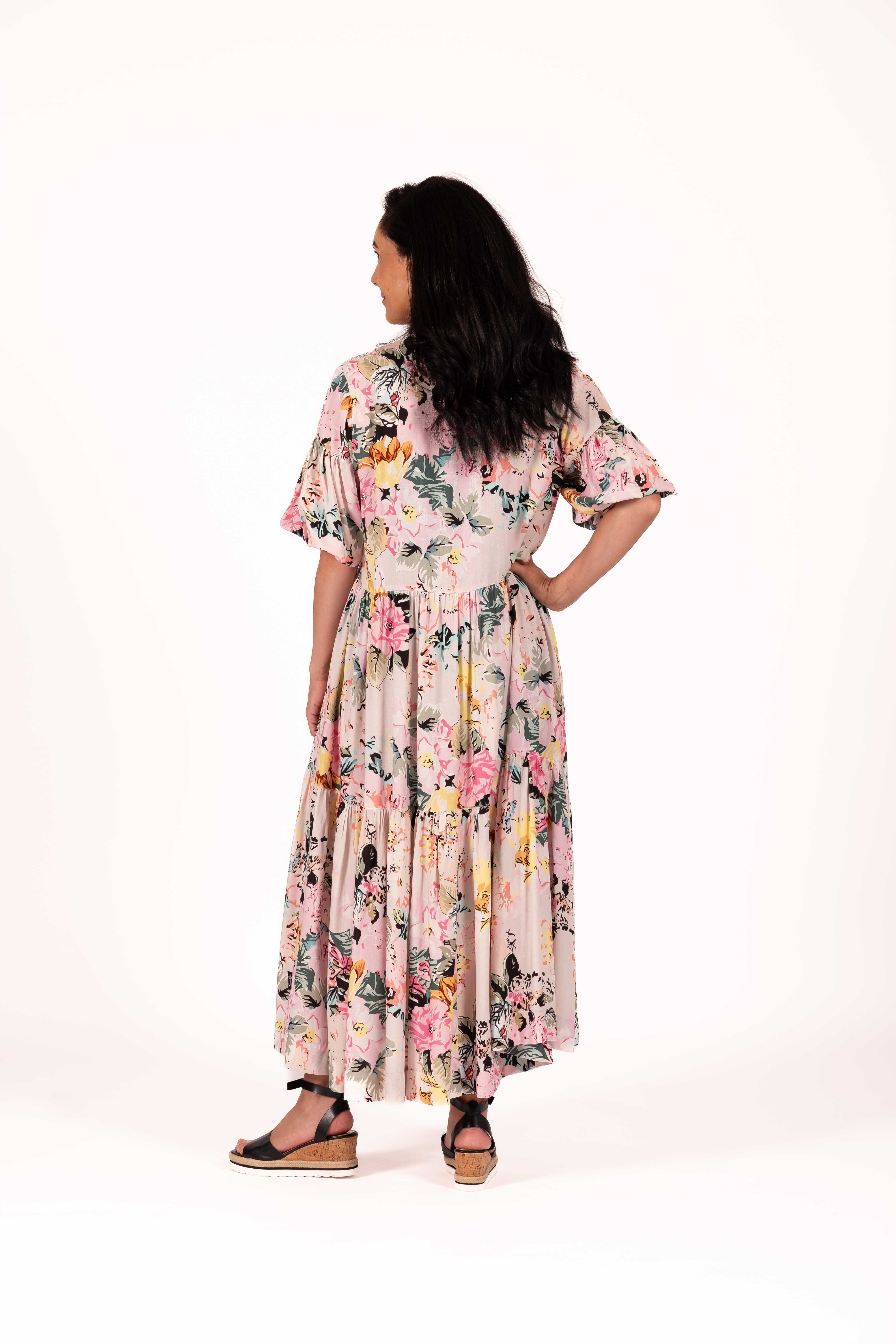 Lana Dress Pastel Bloom