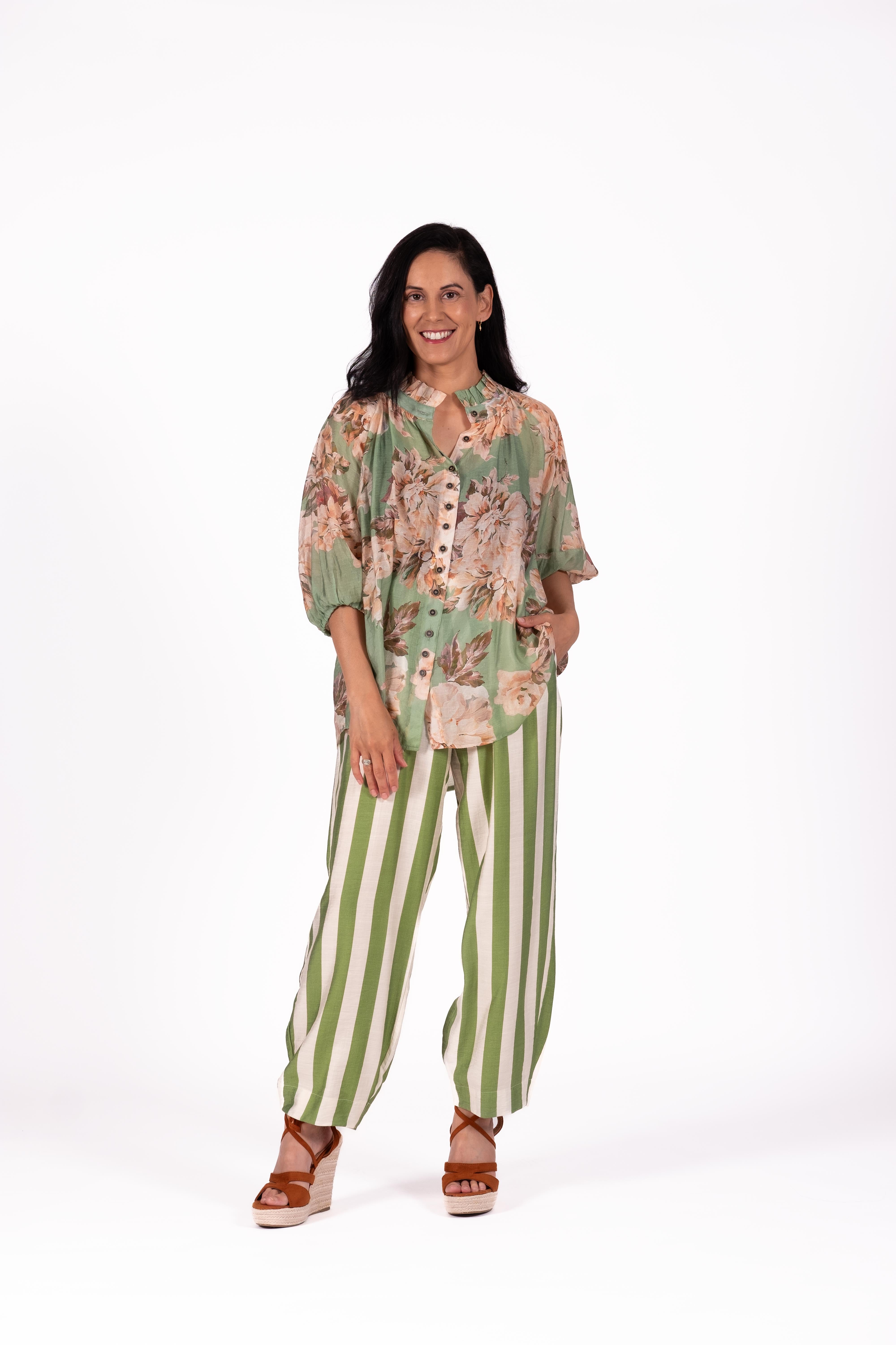 Delight Blouse Eden Mist