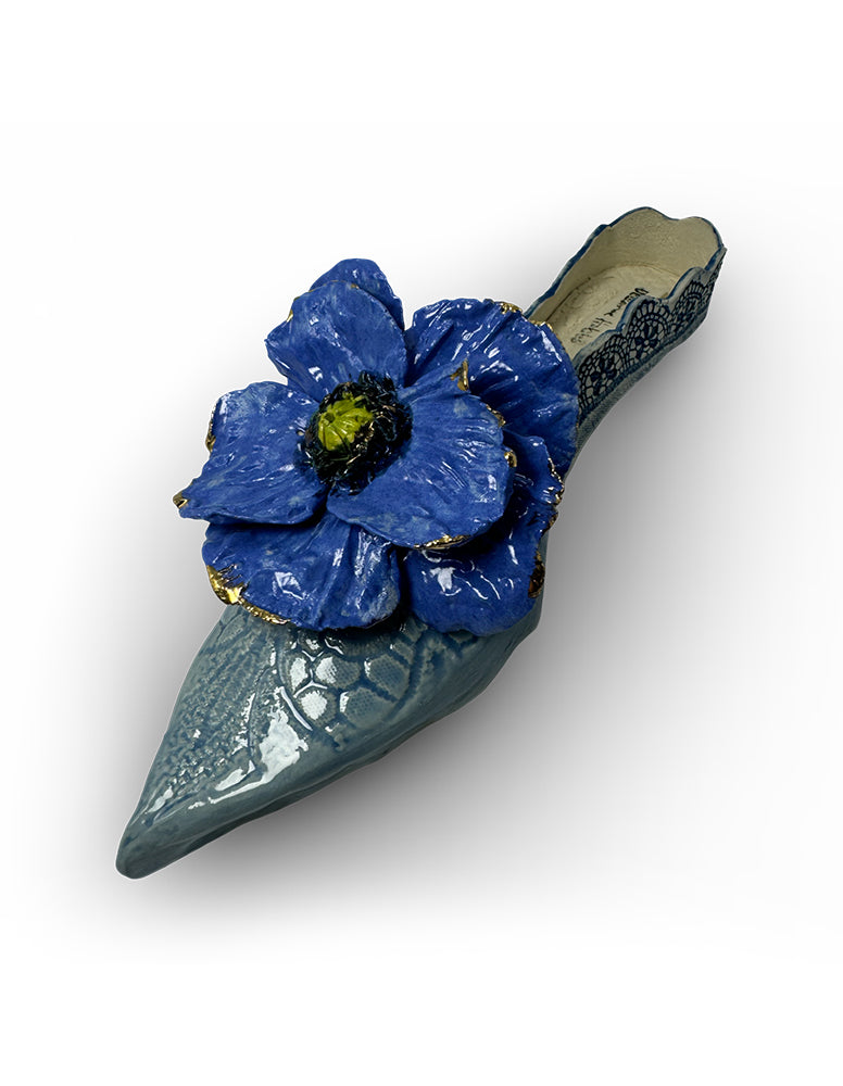 Danish Blue ( Wall hanging Shoe )
