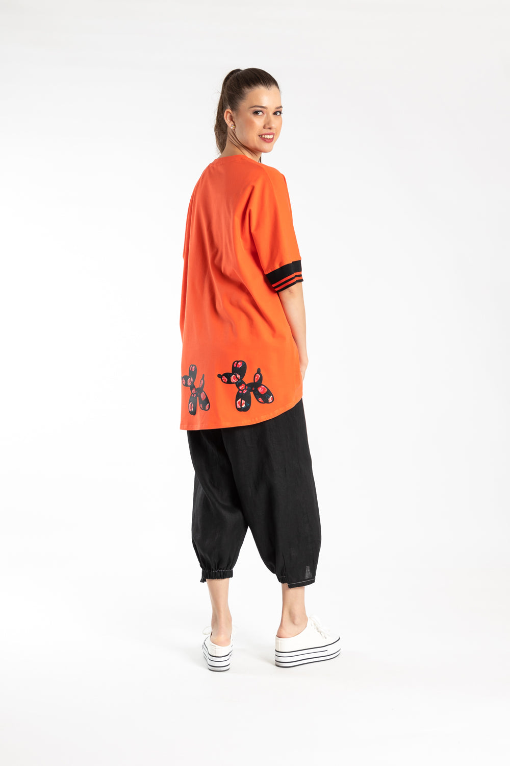 Relaxed Tee Orange Dogs