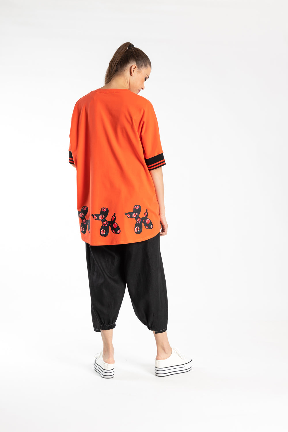 Relaxed Tee Orange Dogs