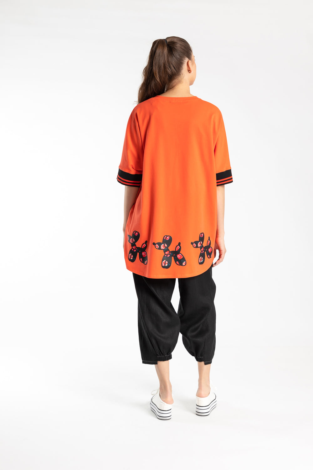 Relaxed Tee Orange Dogs