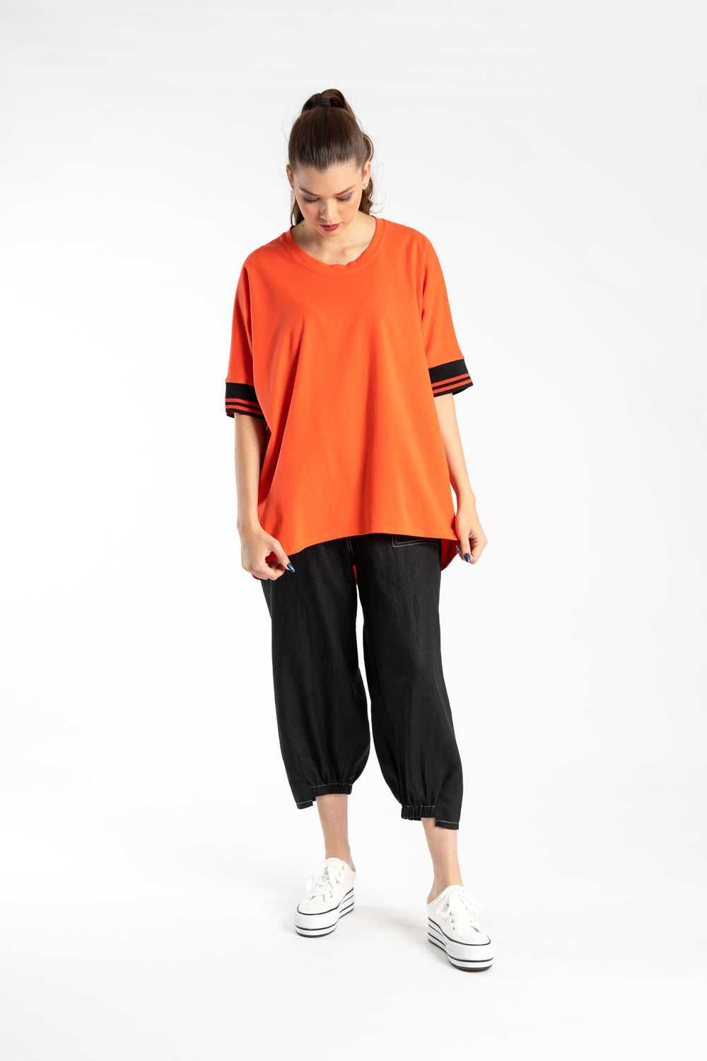 Relaxed Tee Orange Dogs